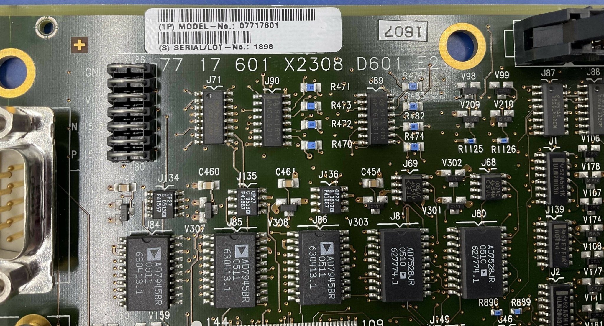 FIL/RAC Controller D601 Board (07717601/7717601 SIEMENS
