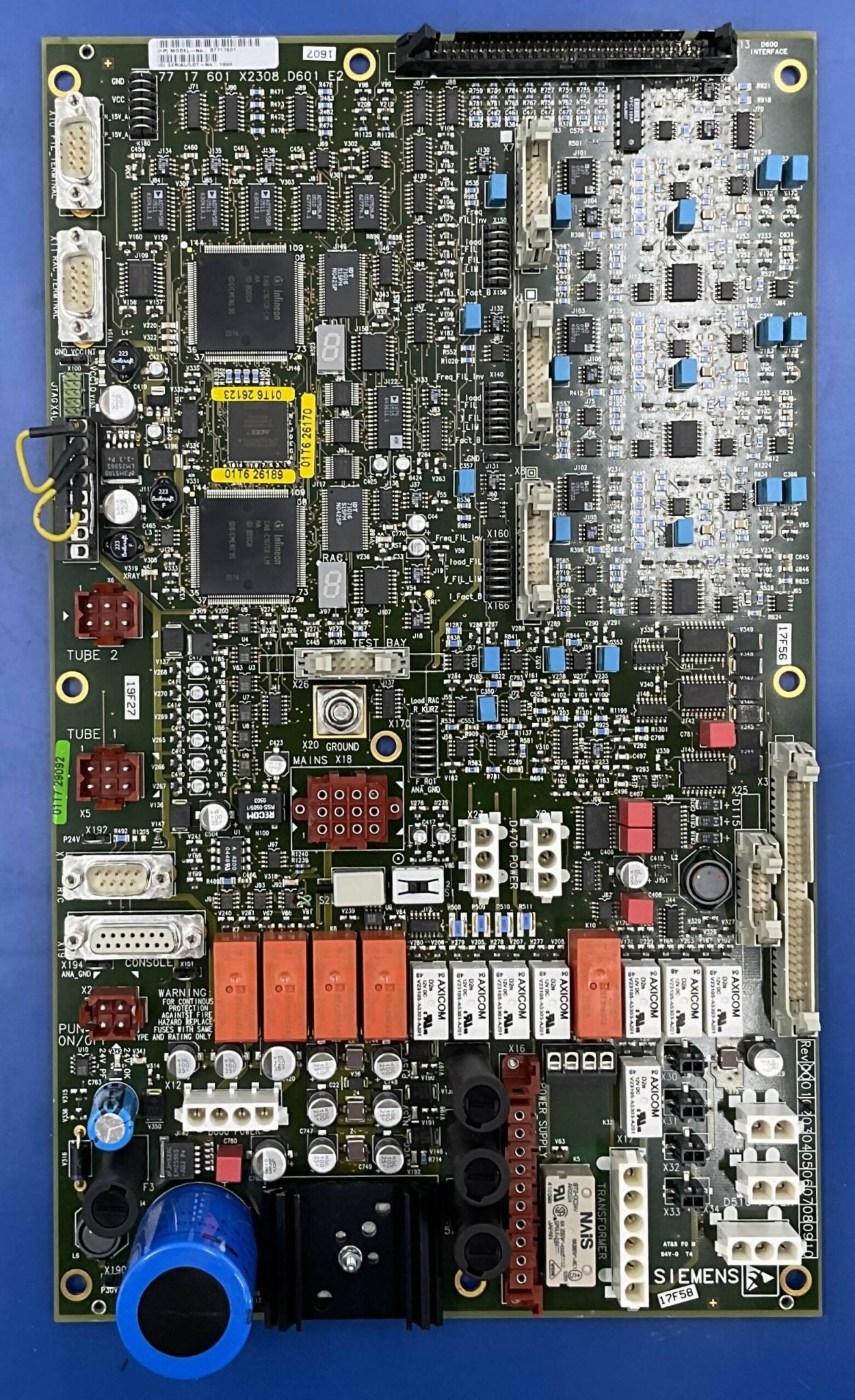 FIL/RAC Controller D601 Board (07717601/7717601 SIEMENS