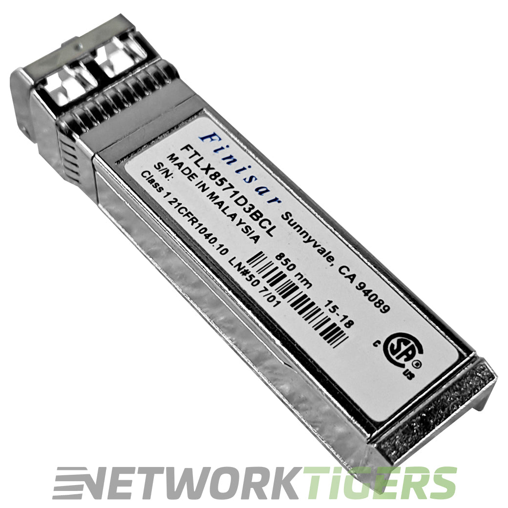 Finisar FTLF8528P2BCV-HD 8Gbps 850nm Multimode Datacom SFP+ Transceiver