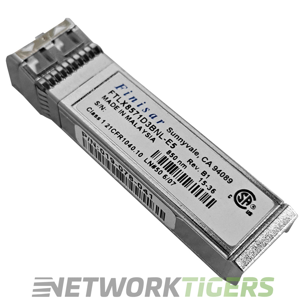 NEW Finisar FTLX8571D3BNL-E5 10GB BASE-SR 850nm SFP+ Transceiver