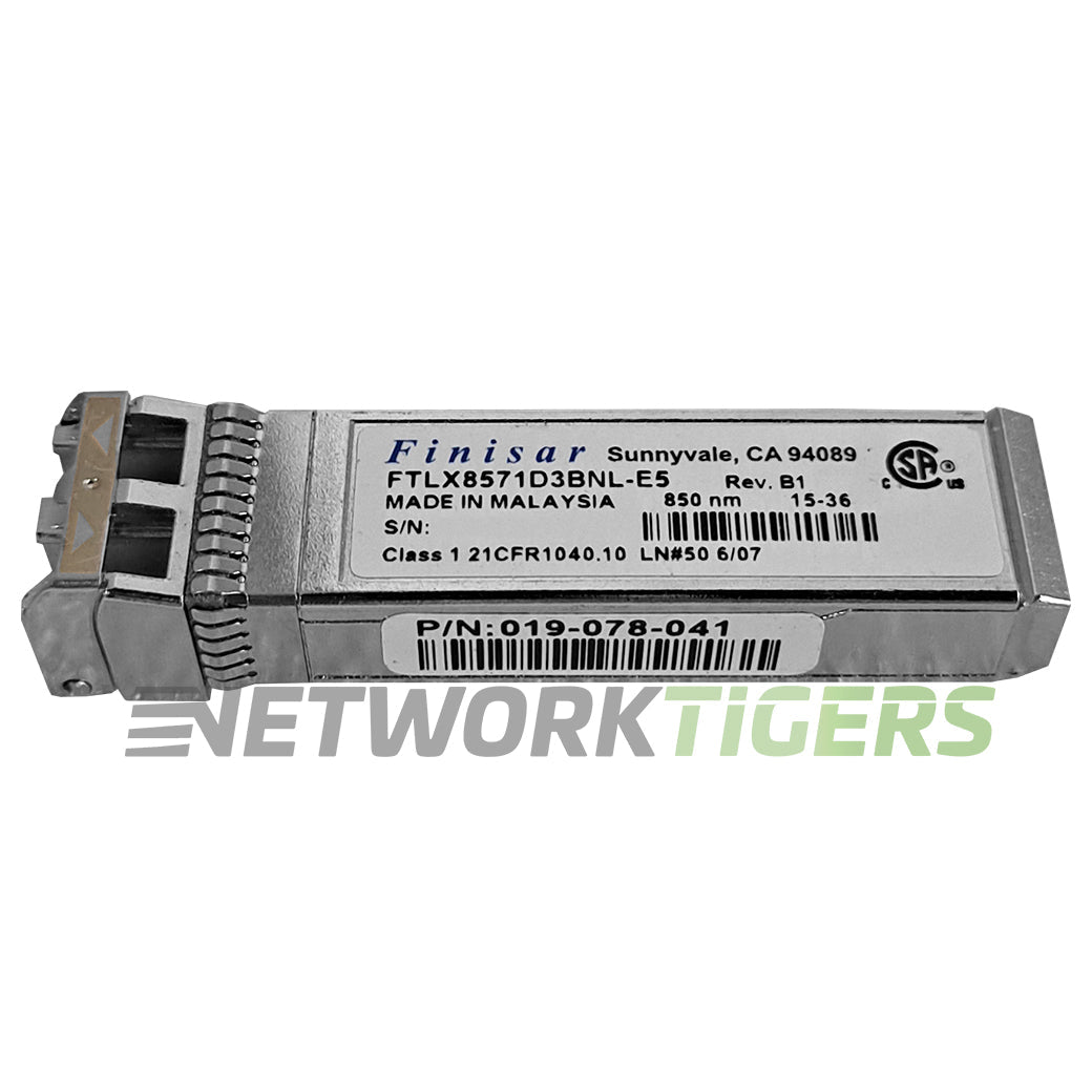 NEW Finisar FTLX8571D3BNL-E5 10GB BASE-SR 850nm SFP+ Transceiver