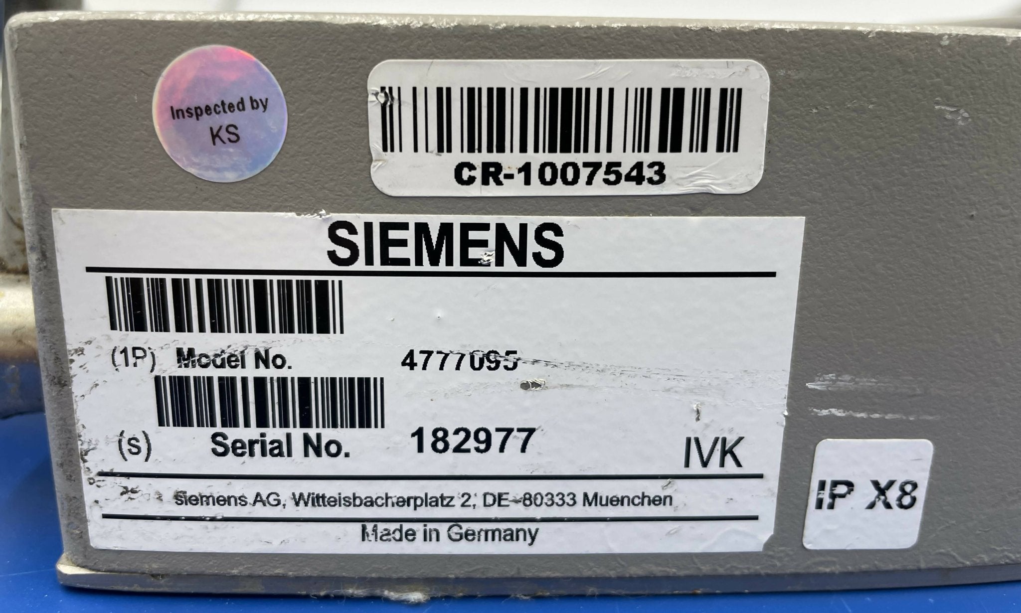 FOOT SWITCH MONOPLANE (04777095/4777095 SIEMENS
