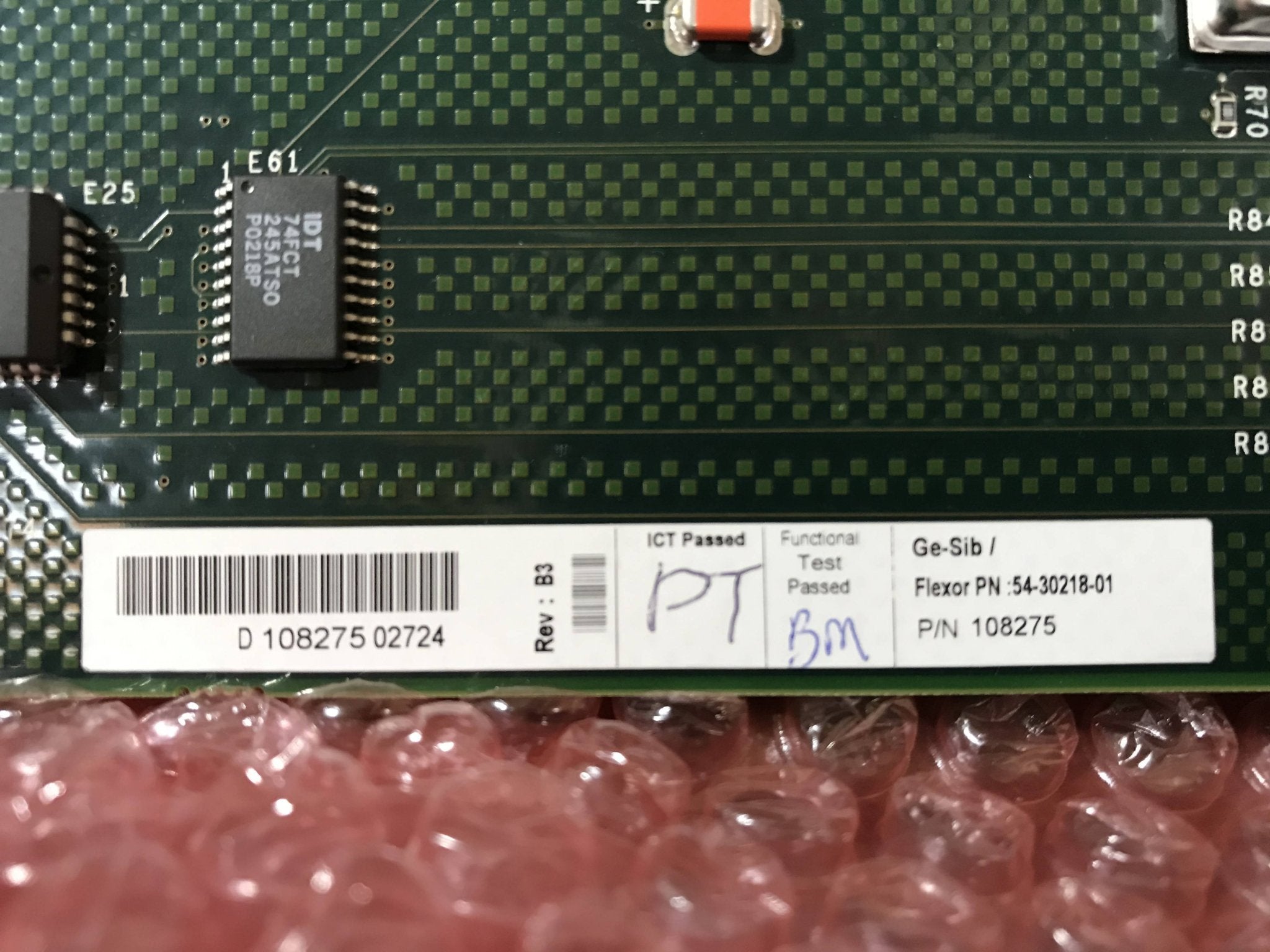 Force/ Flexor Board (54-30218-01/108275 GE