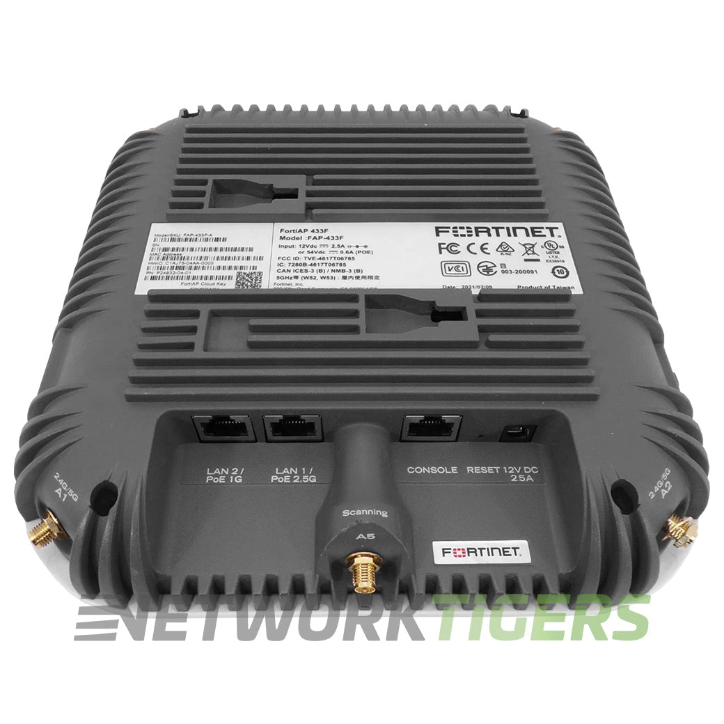 Fortinet FAP-433F FortiAP 4x4 Indoor 802.11ax Local Management Only WAP