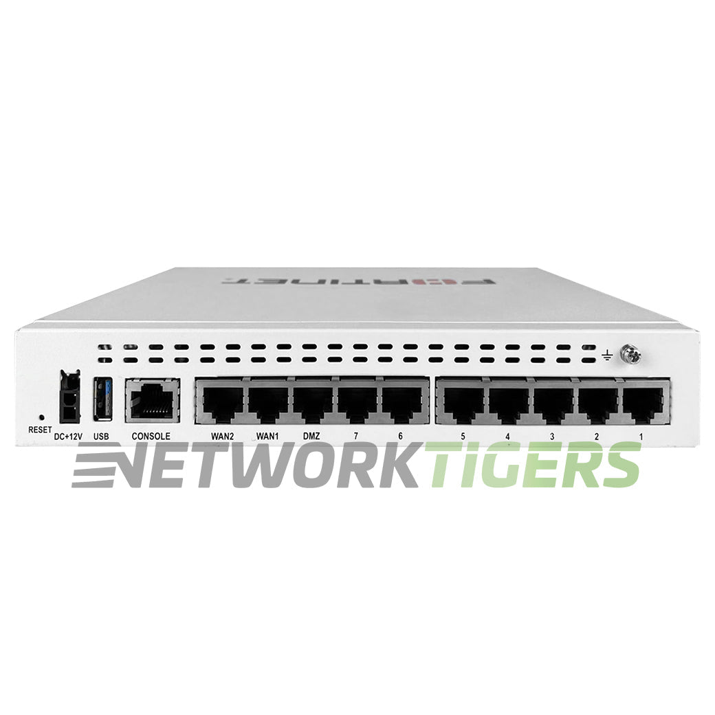 Fortinet FG-60E FortiGate 60E Series 3 Gbps 10-Port RJ45 Network Firewall