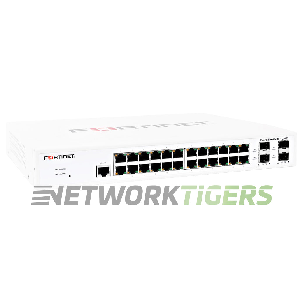 Fortinet FS-124E 24x 1GB RJ45 4x 1GB SFP Local Management Only Switch