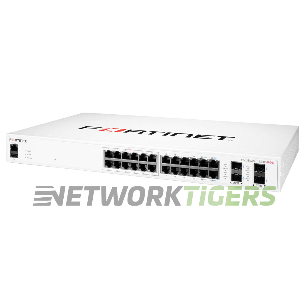 Fortinet FS-124F-POE 100 Series Registrable / Unclaimed Switch