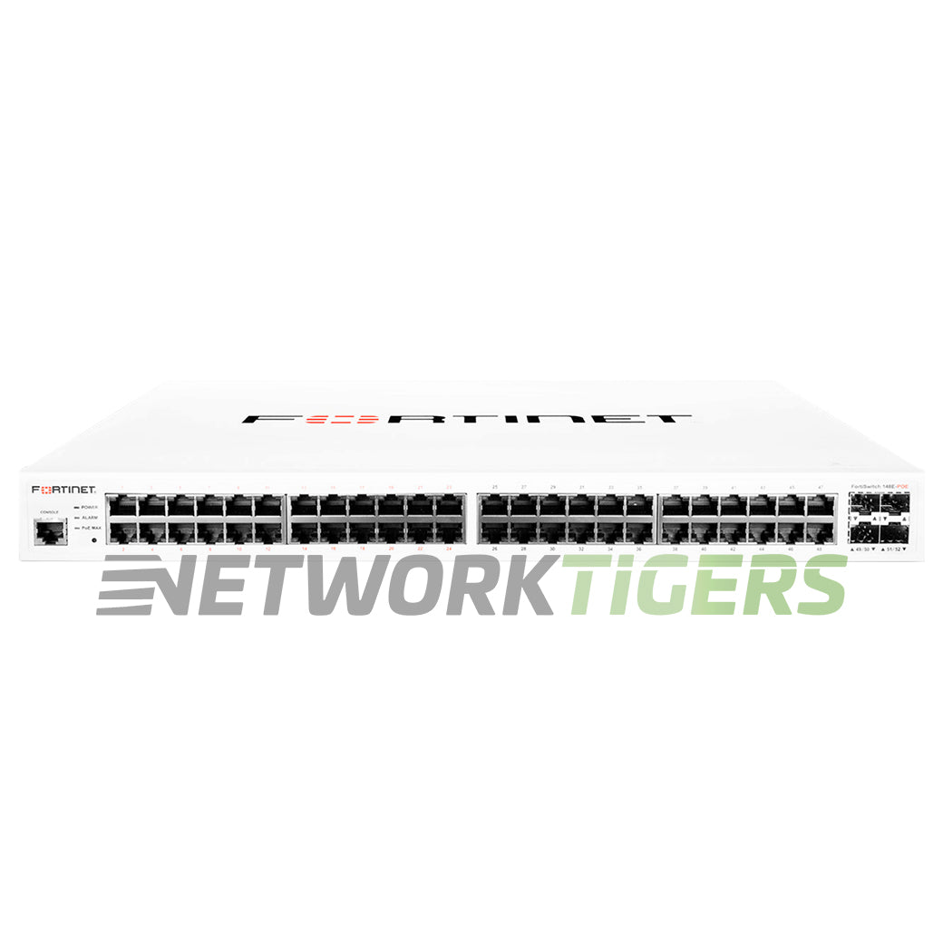 Fortinet FS-148E-POE 48x (24x PoE+) RJ45 4x SFP Registrable / Unclaimed Switch