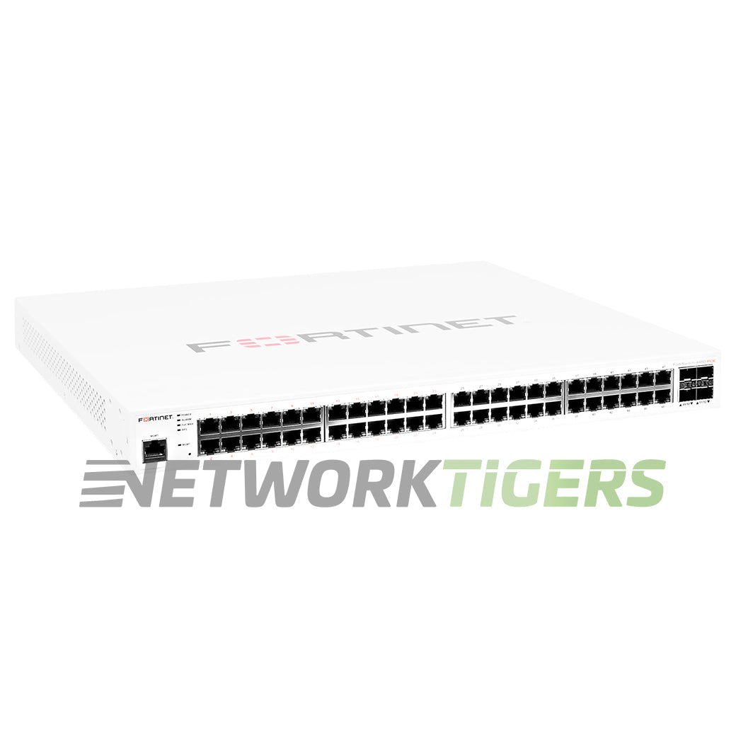 NEW Fortinet FS-448D-POE 400 Campus 48x 1GB RJ45 Registrable / Unclaimed Switch