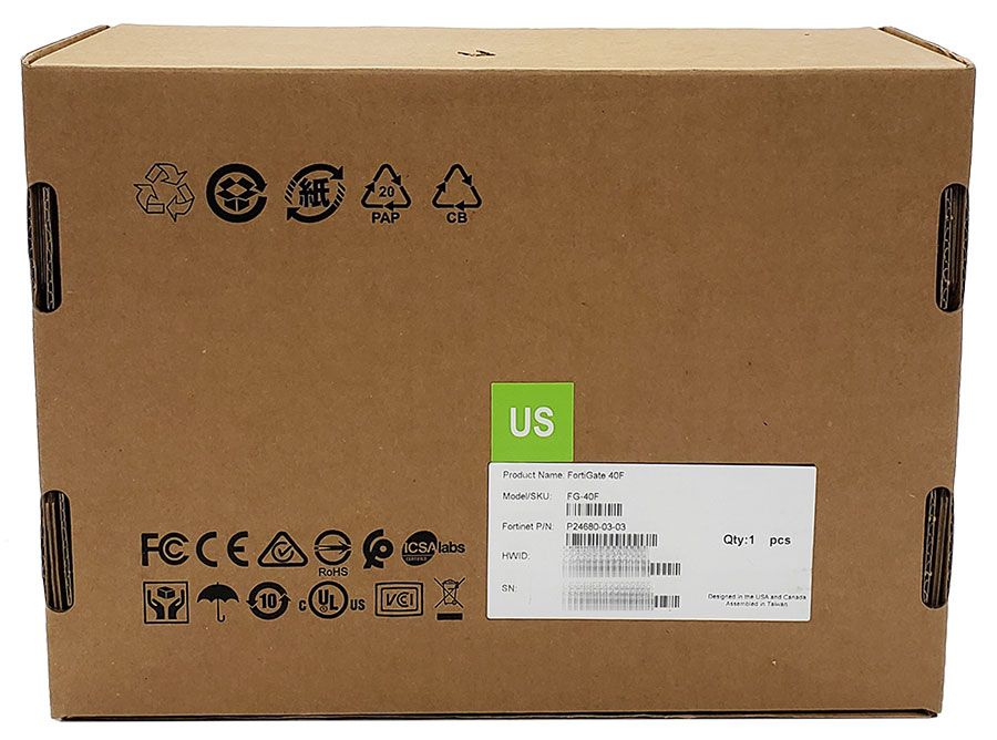 Fortinet FortiGate 40F Secure SD-WAN Appliance (FG-40F, P24680-03-03