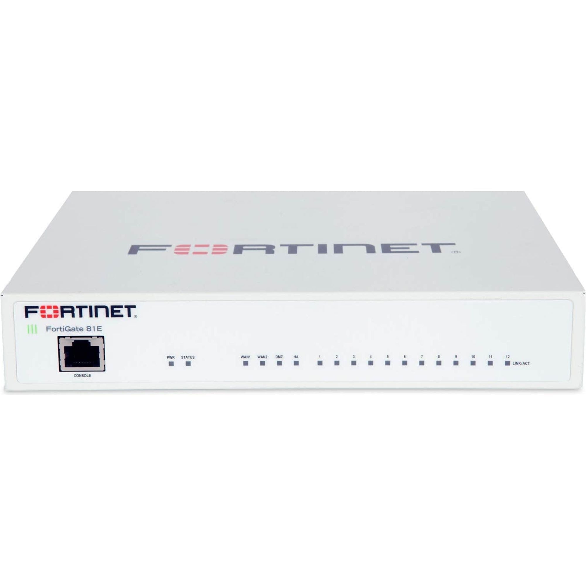 Fortinet FortiGate FG-81E 12 Port Security Appliance w/ 128GB SSD - FG-81E - Refurbished