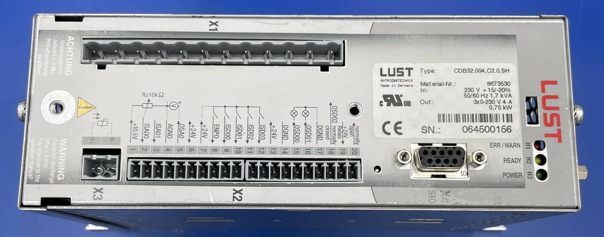 FREQUENCY INVERTER (8673530 SIEMENS/LUST