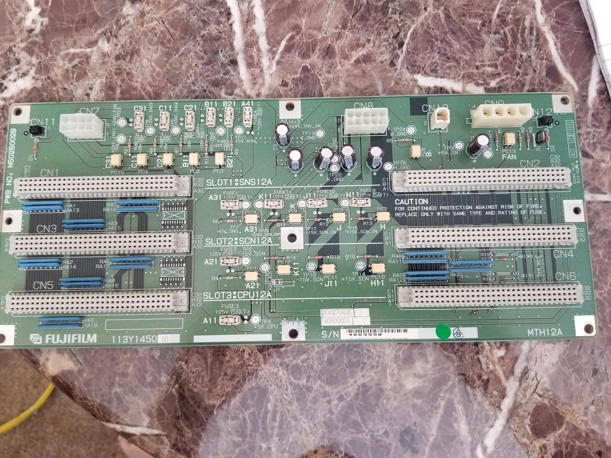 Fuji XG-1 CR Motherboard (MTH12A board, Part # 113Y1450 DD