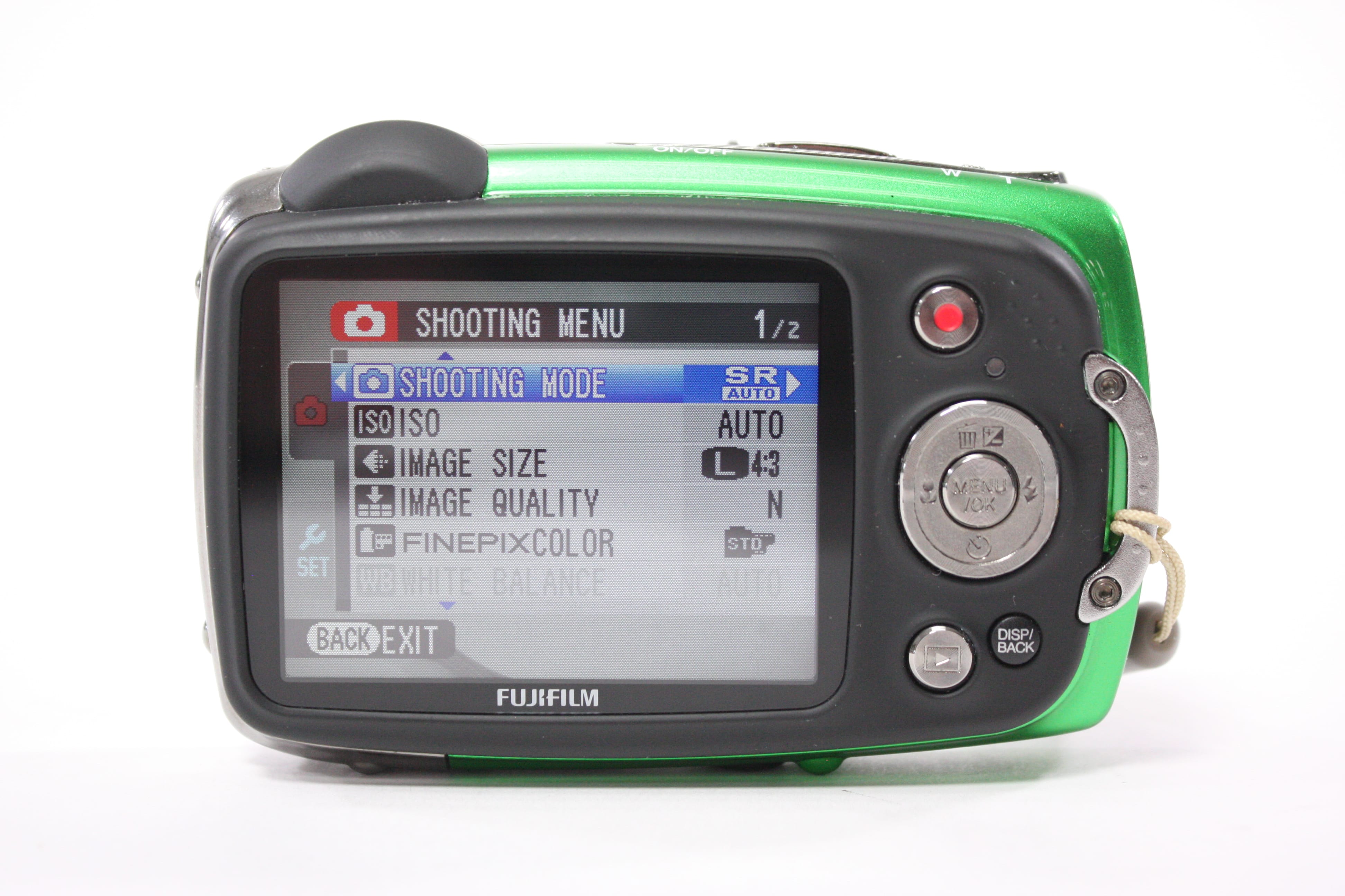 Fujifilm Finepix XP20 Digital Point and Shoot Camera 5x Zoom 14.2mp (Green)