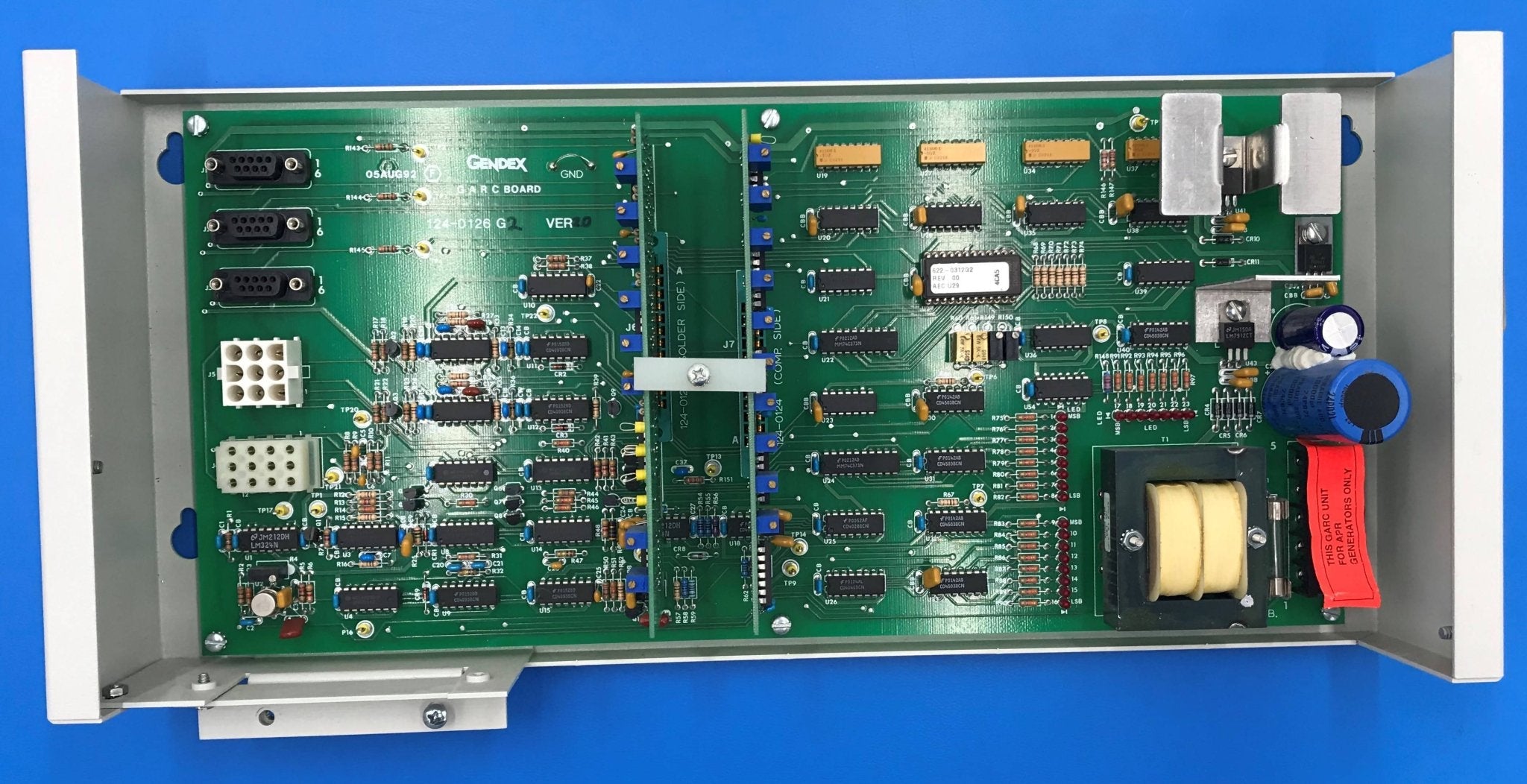 G A R C Board (124-0126 G2 Ver 2.0 Gendex/Del Medical