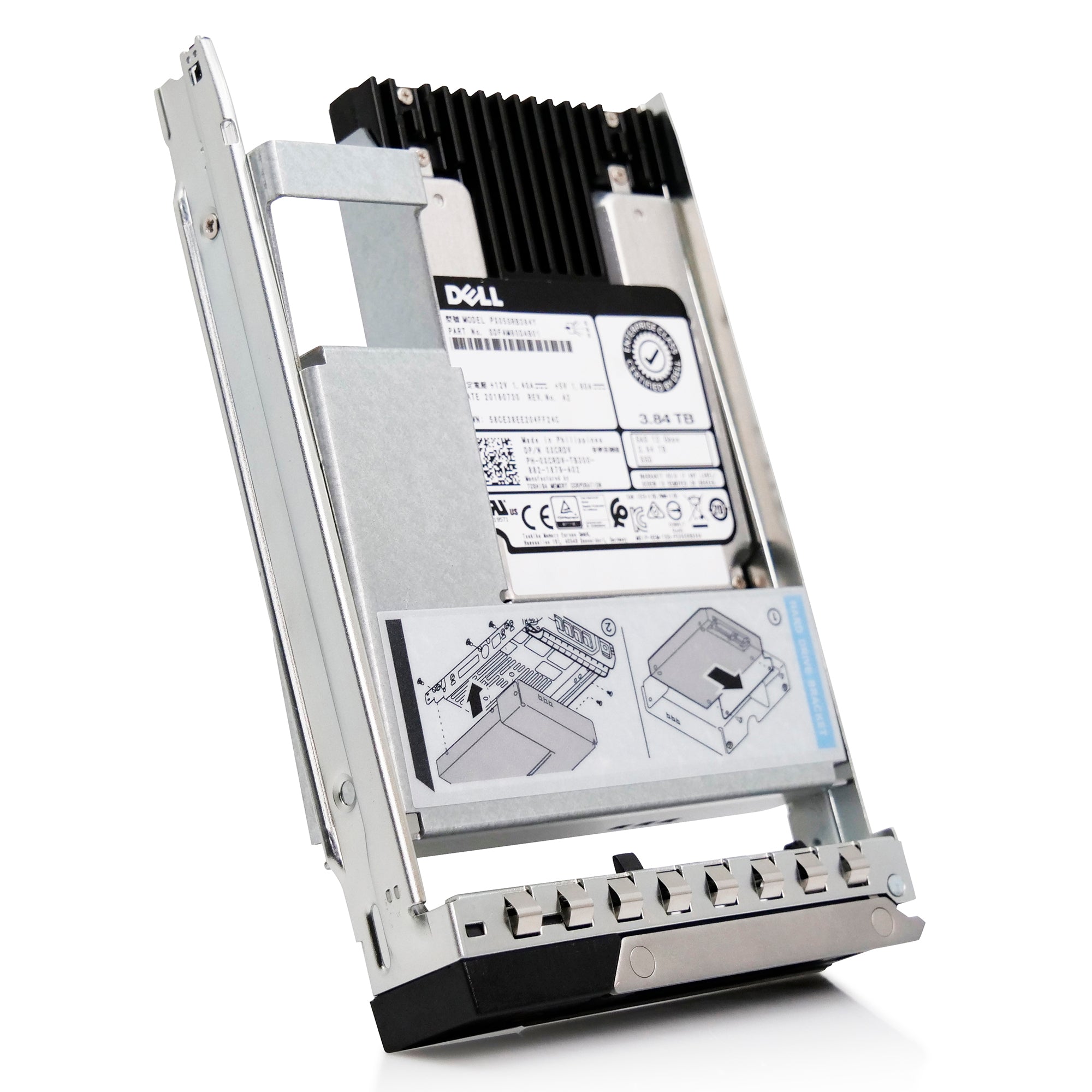 Dell G14 0XCRDV 3.84TB 1 DWPD SAS 12Gb/s MLC Hybrid 3.5in Refurbished SSD
