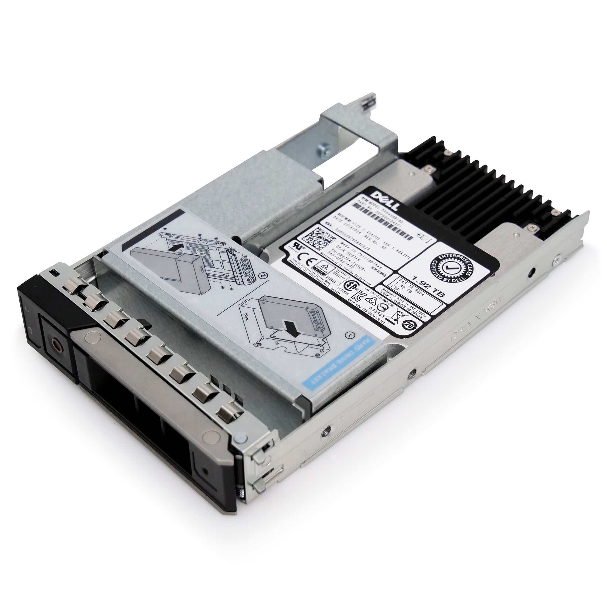 Dell G14 0R87FK 1.92TB 1 DWPD SAS-3 12Gb/s MLC Hybrid 3.5in Recertified Solid State Drive