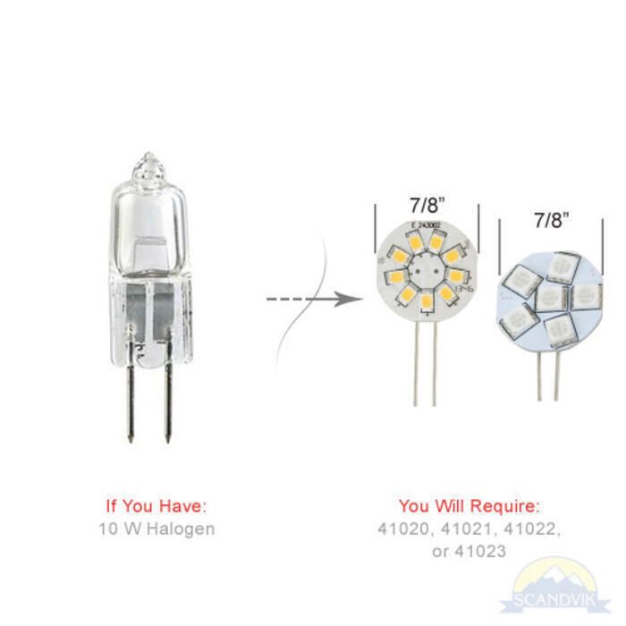 Scandvik 41020P LED G4 Replacement Bulbs