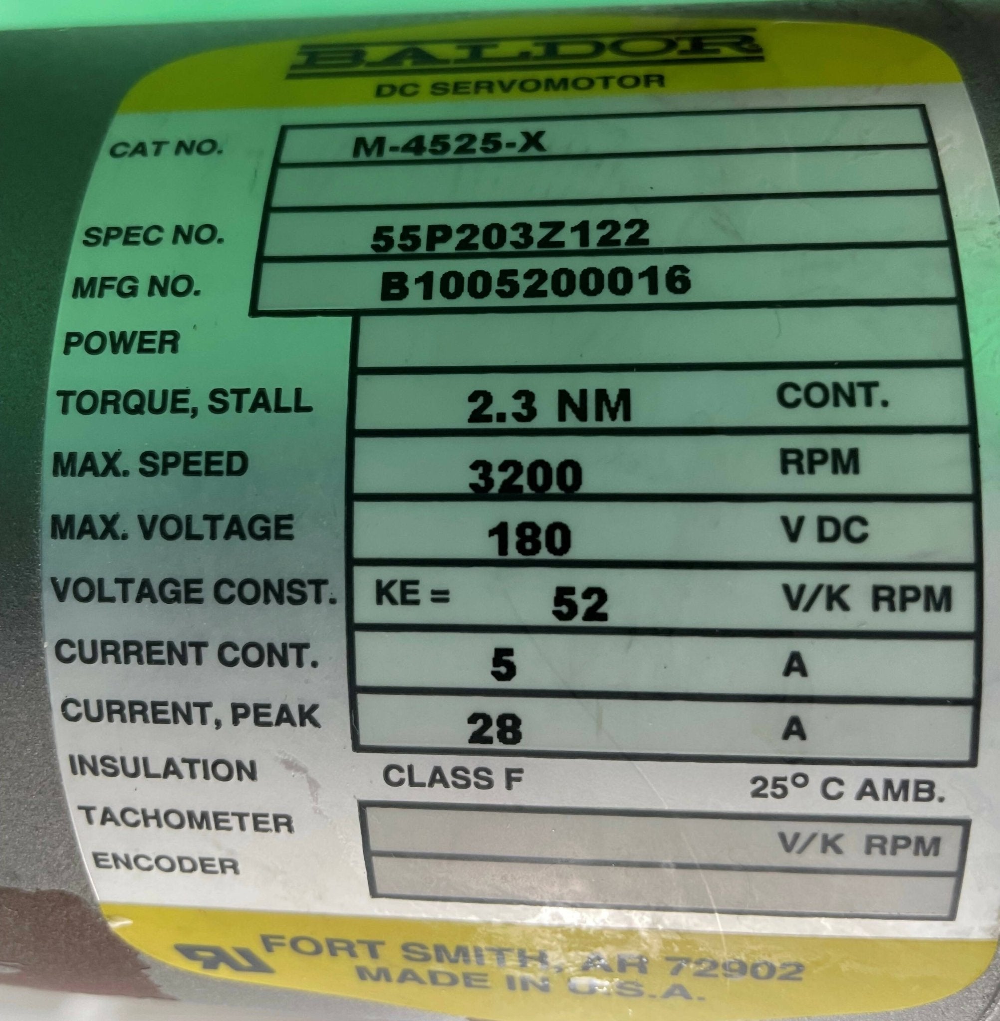 Gantry Motor Longitudinal (6649011/M-4525-X SIEMENS