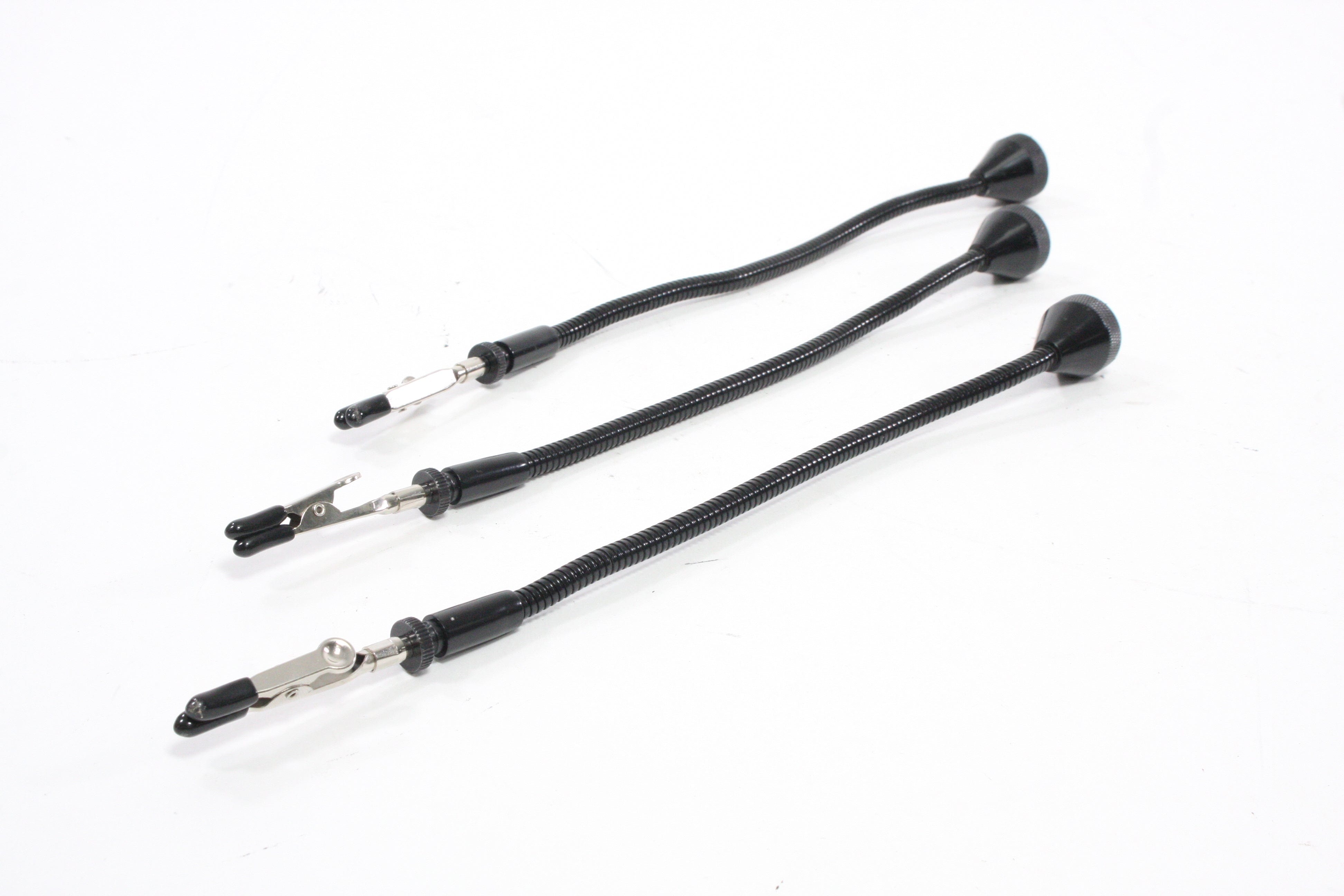 Generic Magnetic Flexible Gooseneck Metet with Alligator Clips (3 pk)