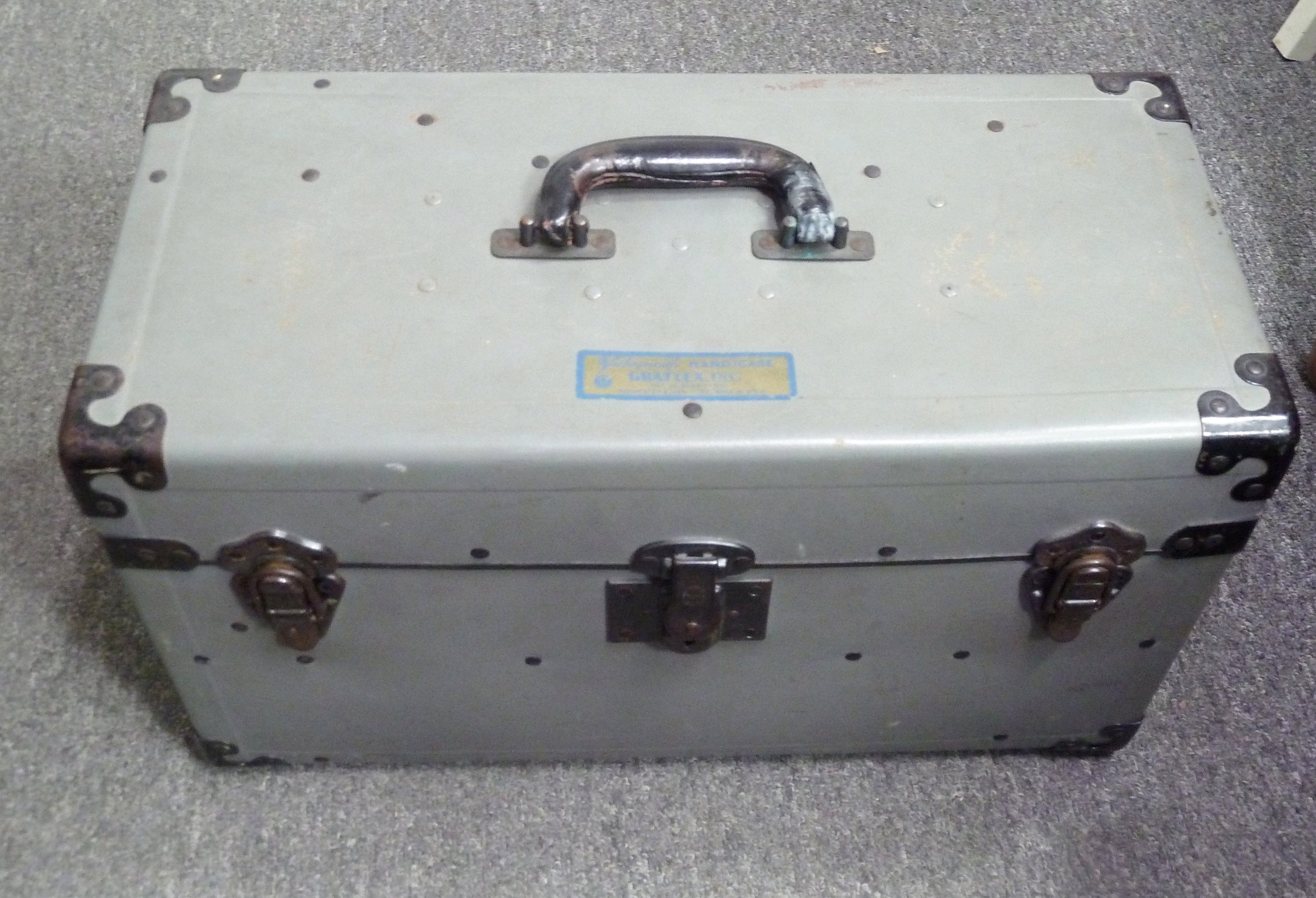 Graflex Crown Graphic 4x5 with Light Sabre Flash and Holders in Case