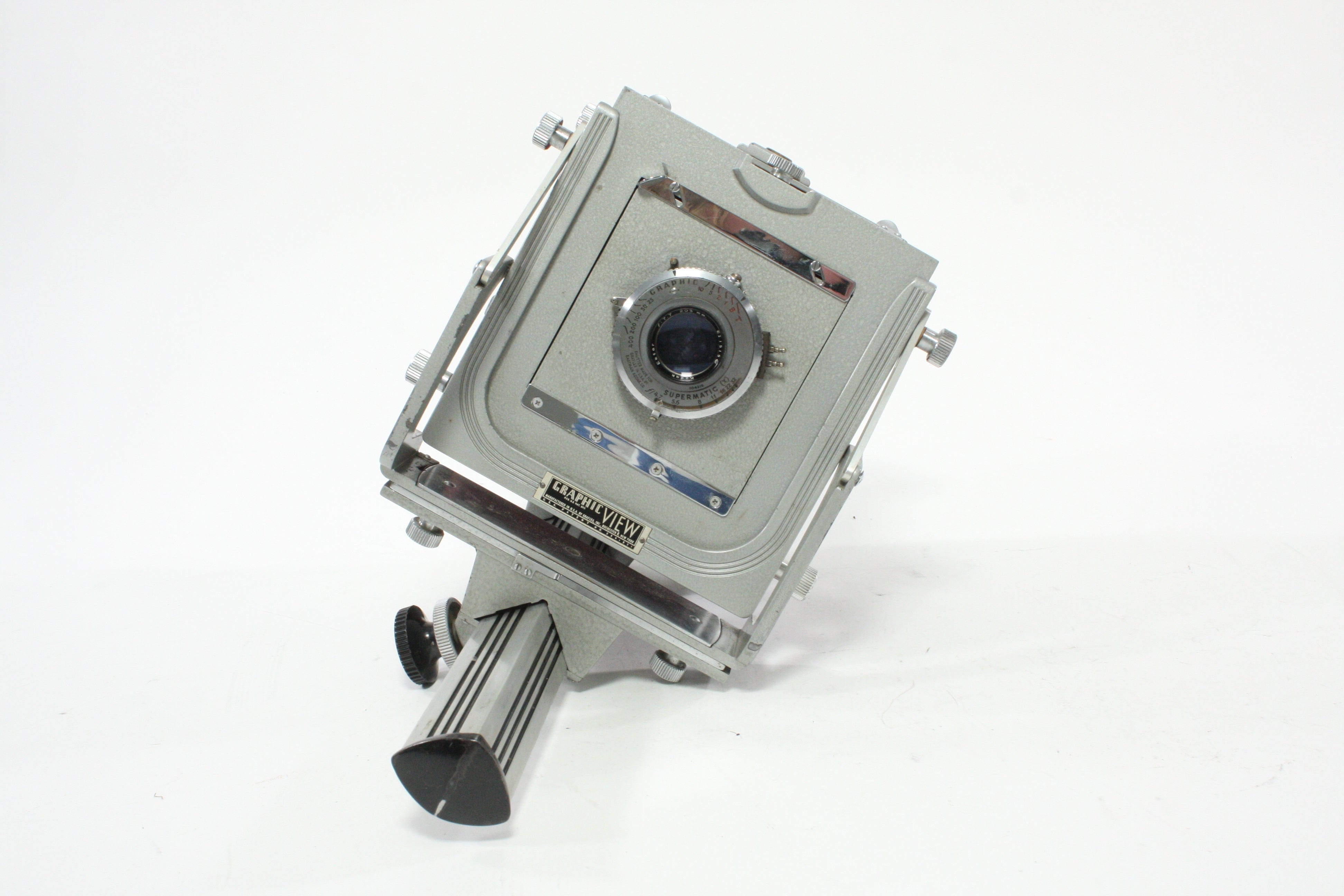 Graflex Graphic View 4x5 Monorail Camera with 203mm f/7.1 Ektar Lens