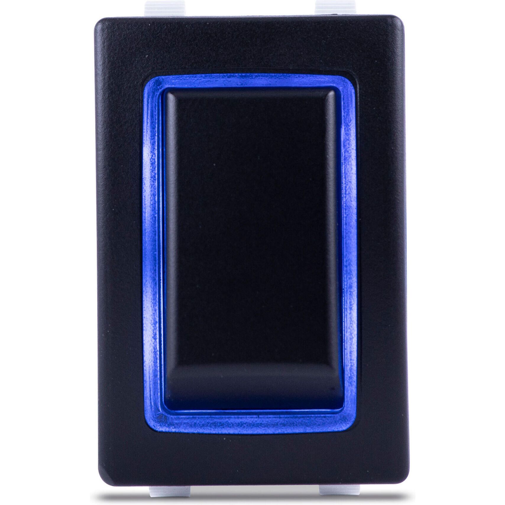 Sierra RK40630B Rocker Switch w/Halo LED Light, ON ON, SPST, Blue