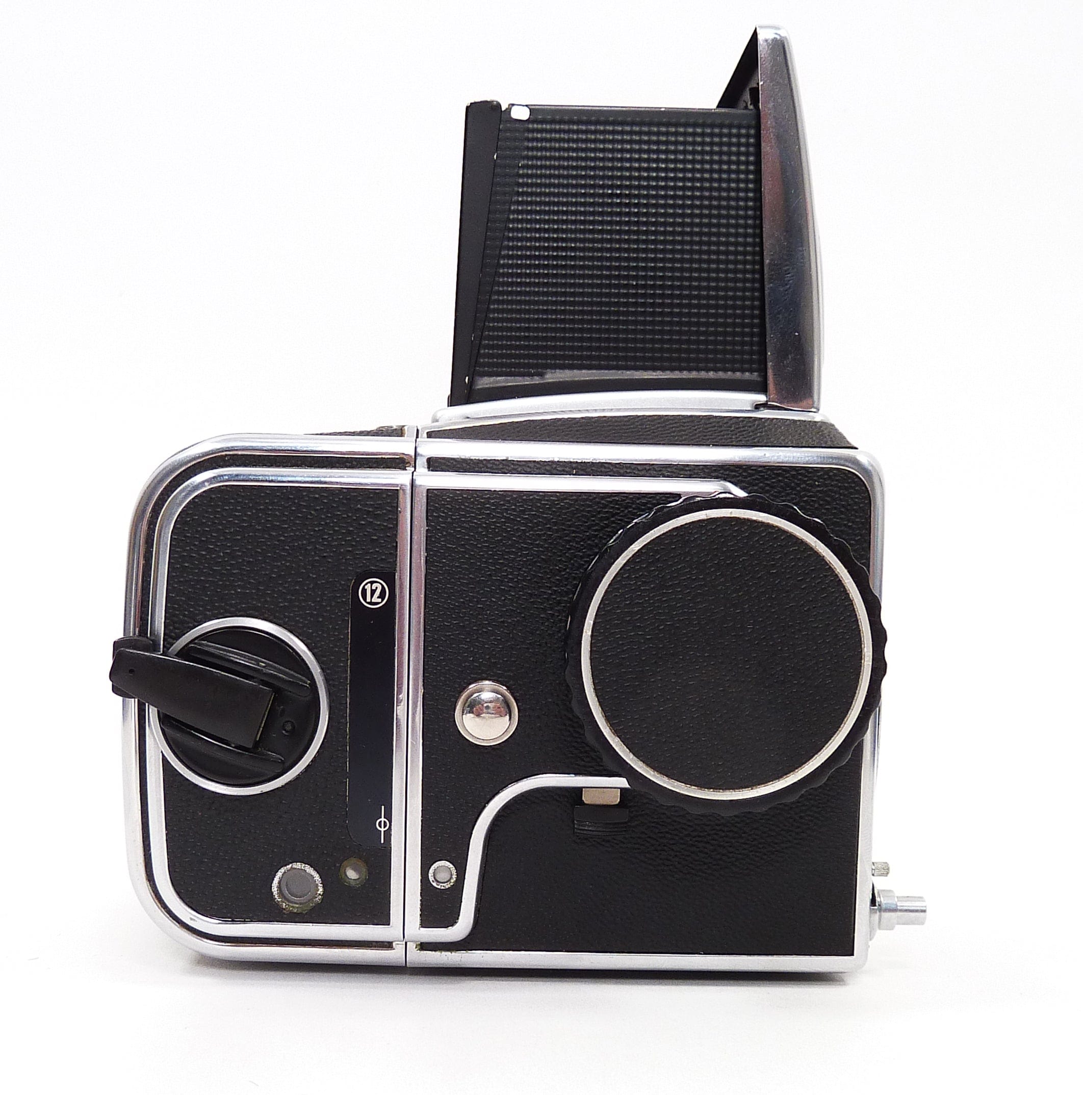 Hasselblad 500C/M with Planar 80mm - Waist Level and A12 back - Lens and Back Just CLA'd
