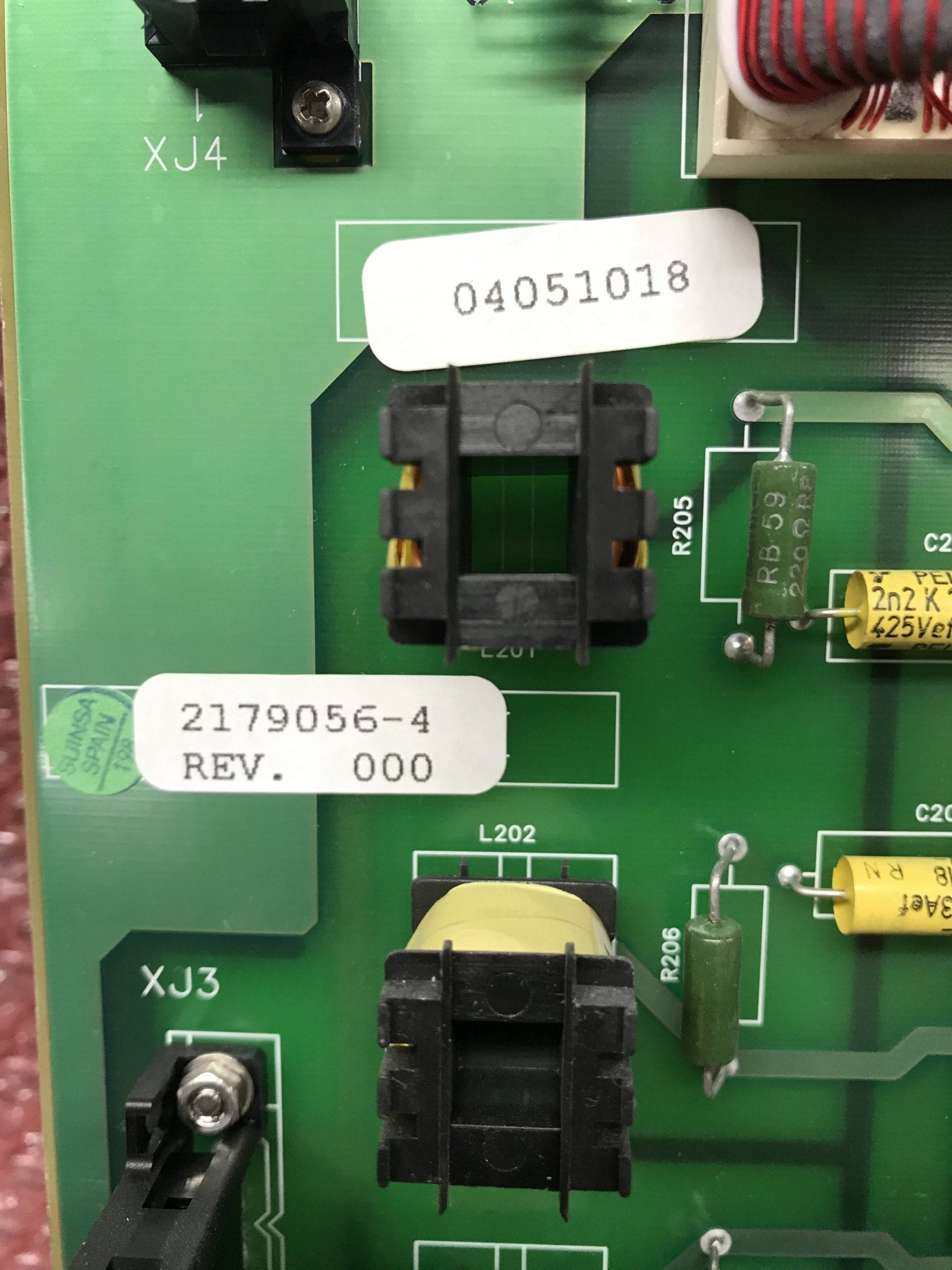 Heater SCPU Board (2179056-4 GE Advantx