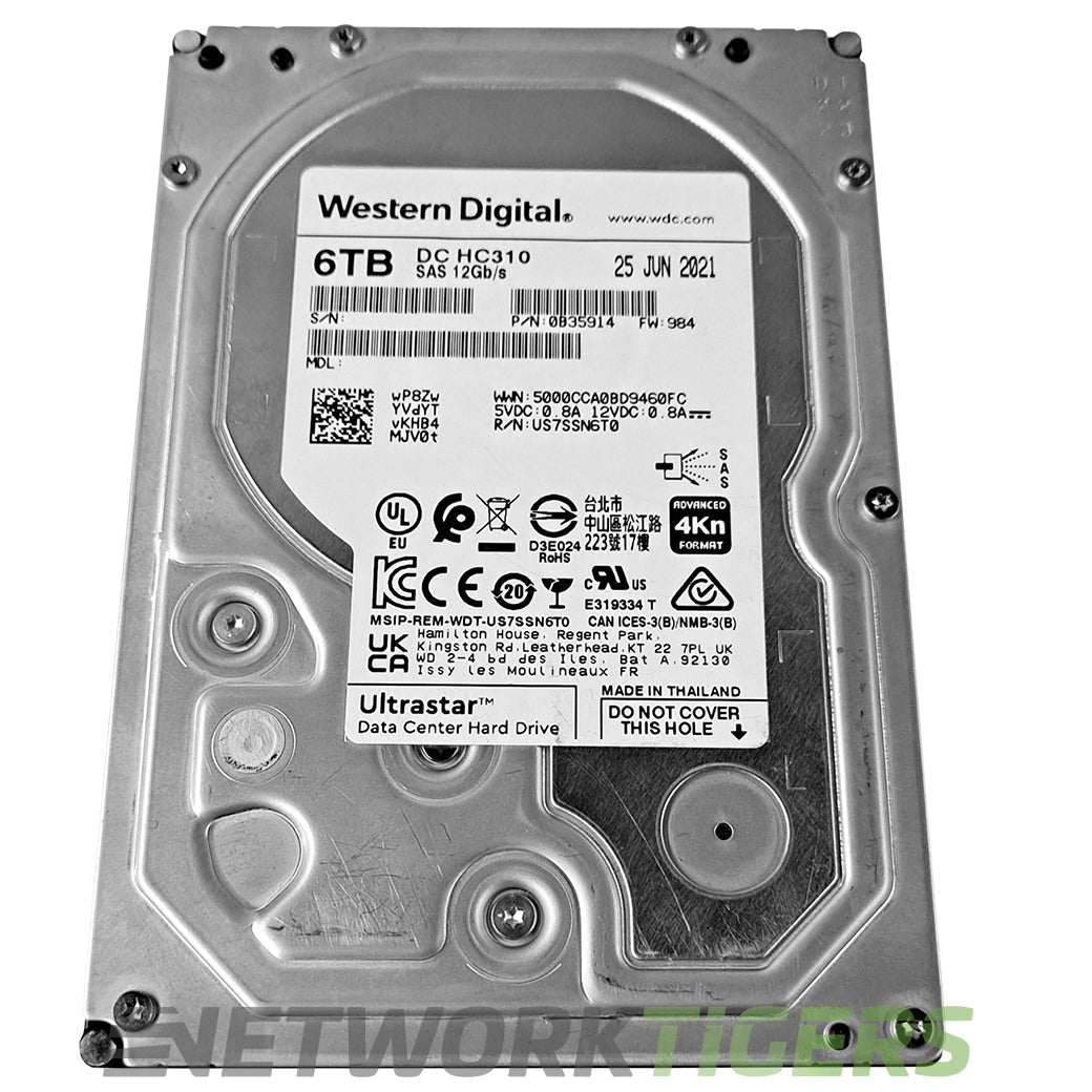 HGST 0B35914 3.5 Inch LFF 6TB SE SAS Hard Drive