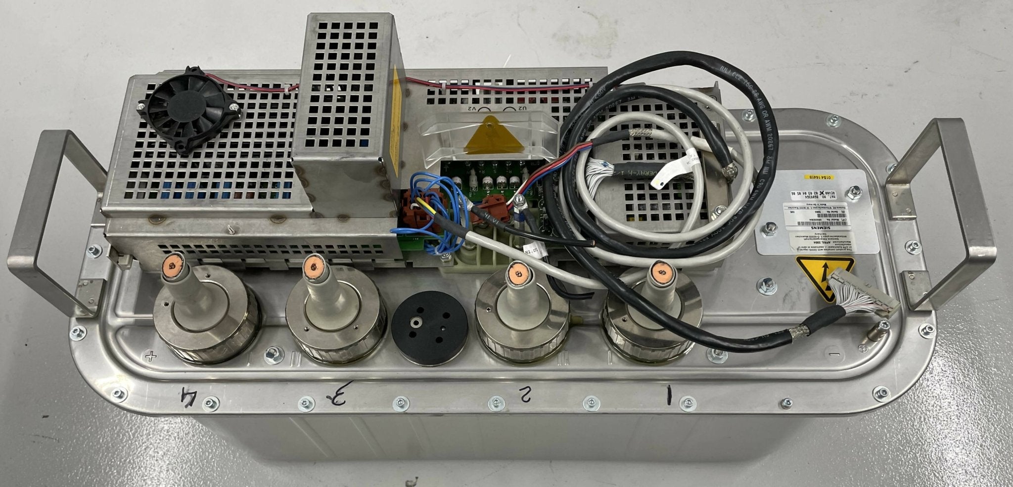 Siemens 8609364 - High Voltage Tank X-Ray Generator Label | Alo Tech Solutions