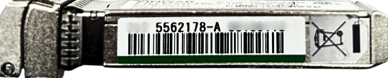 Hitachi 5562178-A SFP 32GBase-SW Transceiver - Rear View | Alo Tech Solutions
