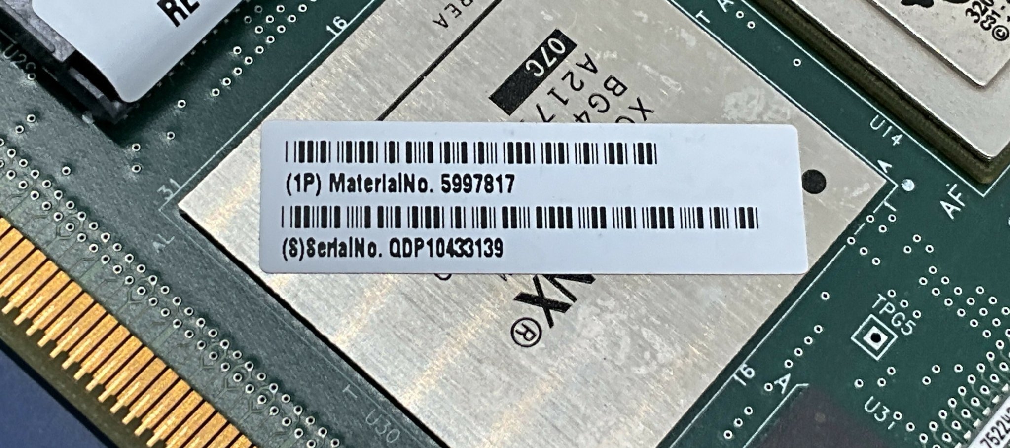 Siemens 5997817 - Host PCA Quad DSP1 BSR Board Label | Alo Tech Solutions