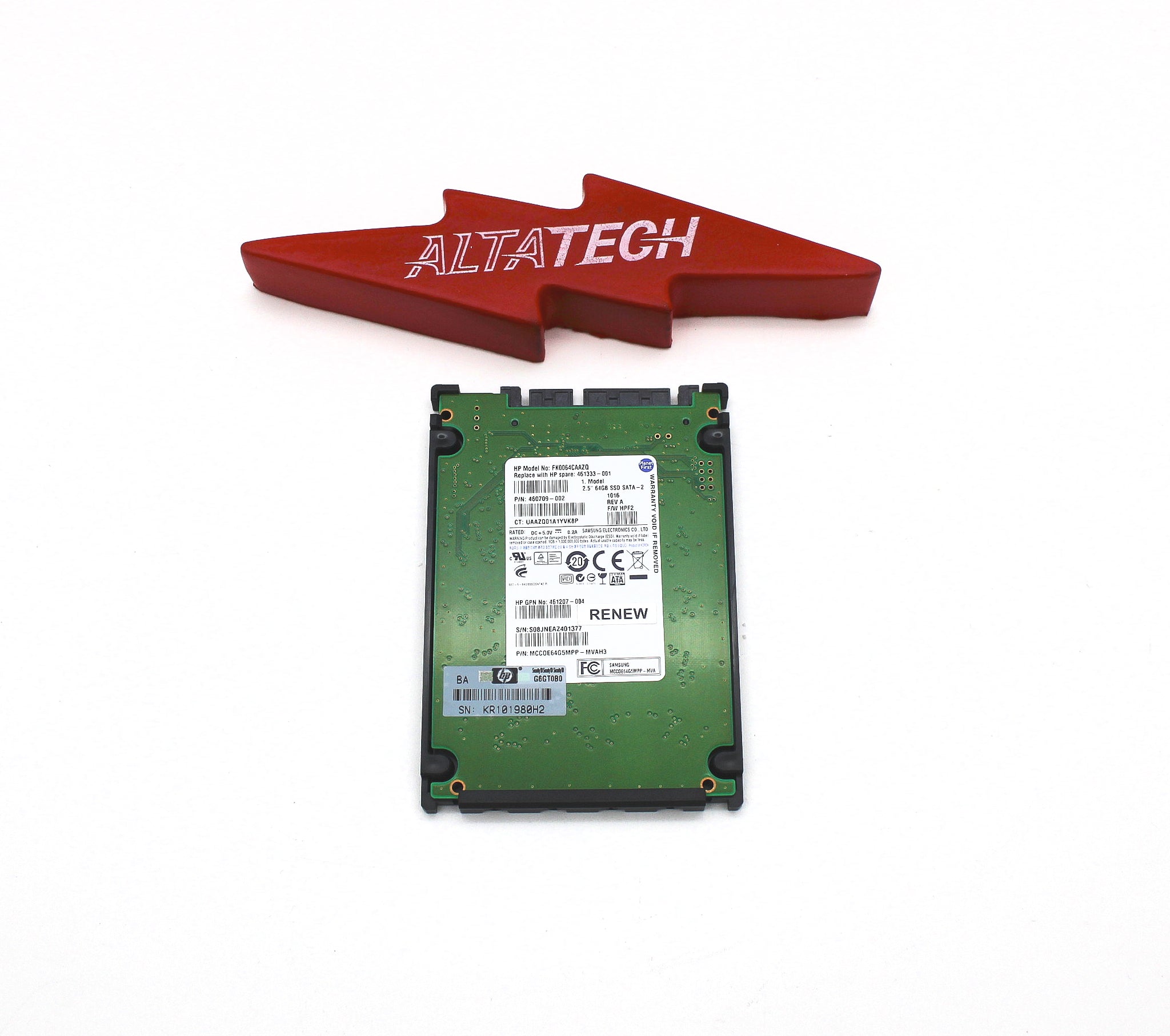 HP 461333-001 64GB 1.5G SATA NHP SSD 2.5 HDD