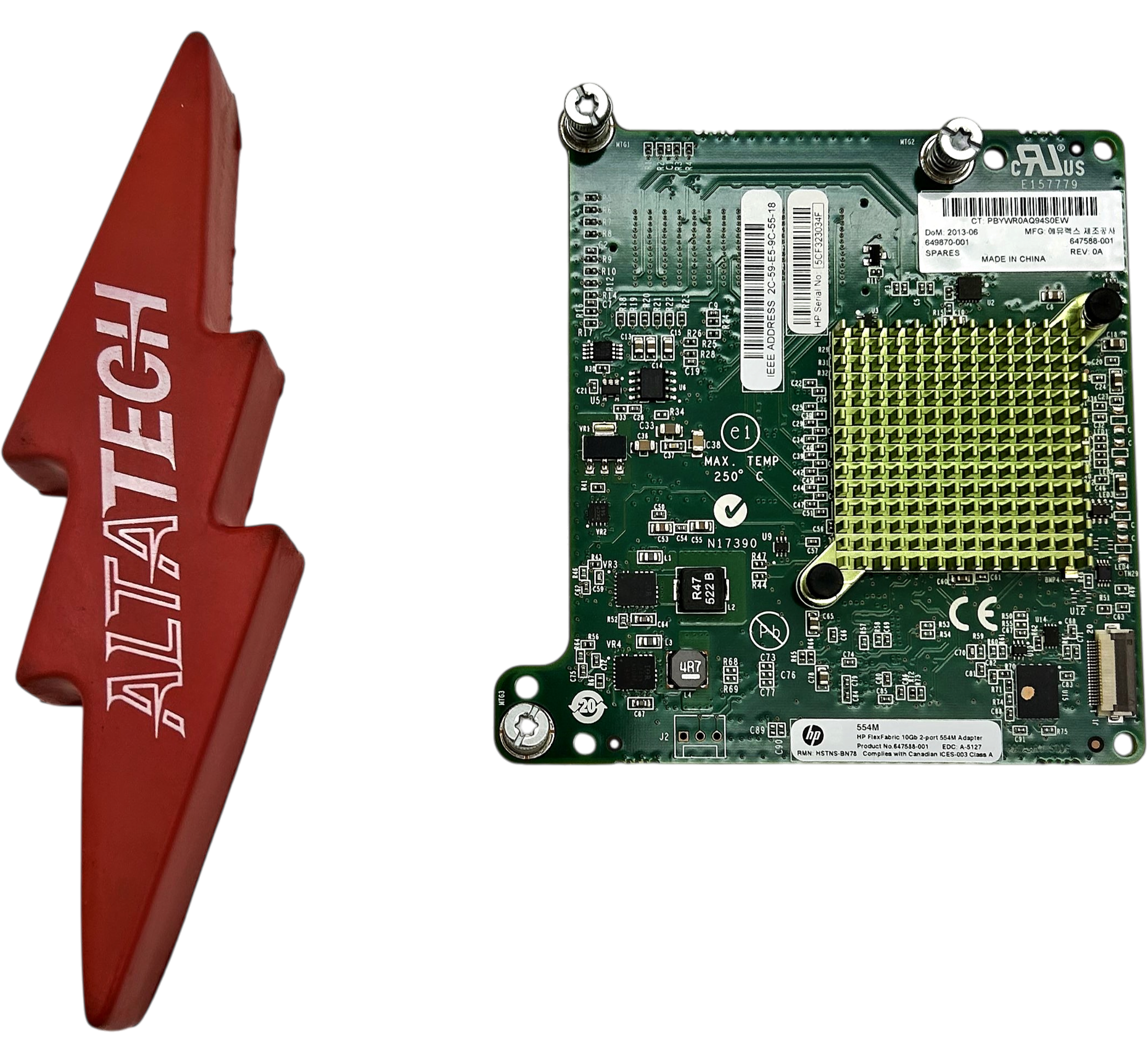 HP 647588-001 HP 10GB 2-PORT 554M FLEXFABRIC