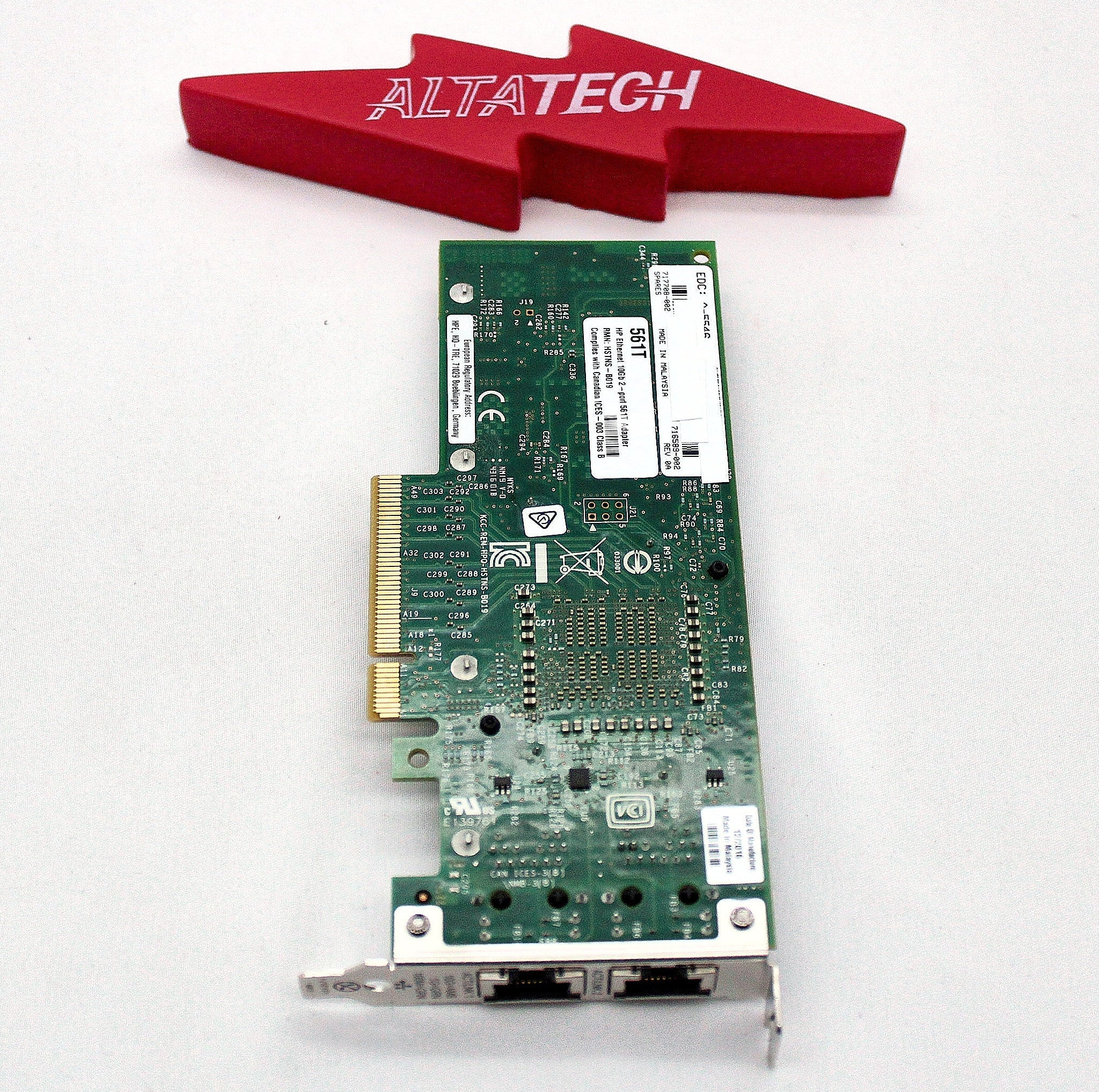 HP 717708-002 ETHERNET 10GB 2-PORT 561T ADAPTER