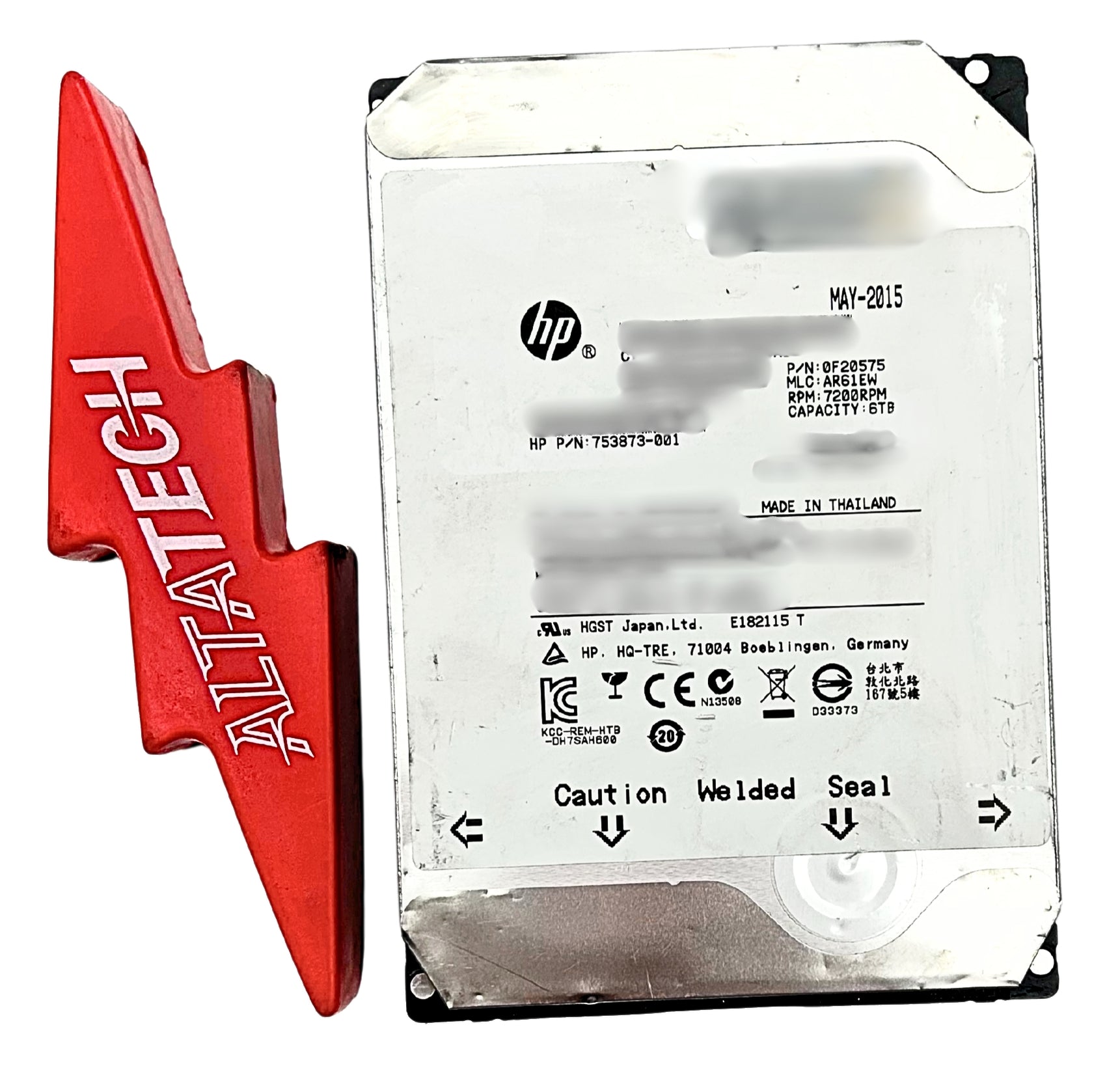 HP 753873-001 6TB 6G 7.2K LFF MDL SATA HDD (BARE DRIVE #)