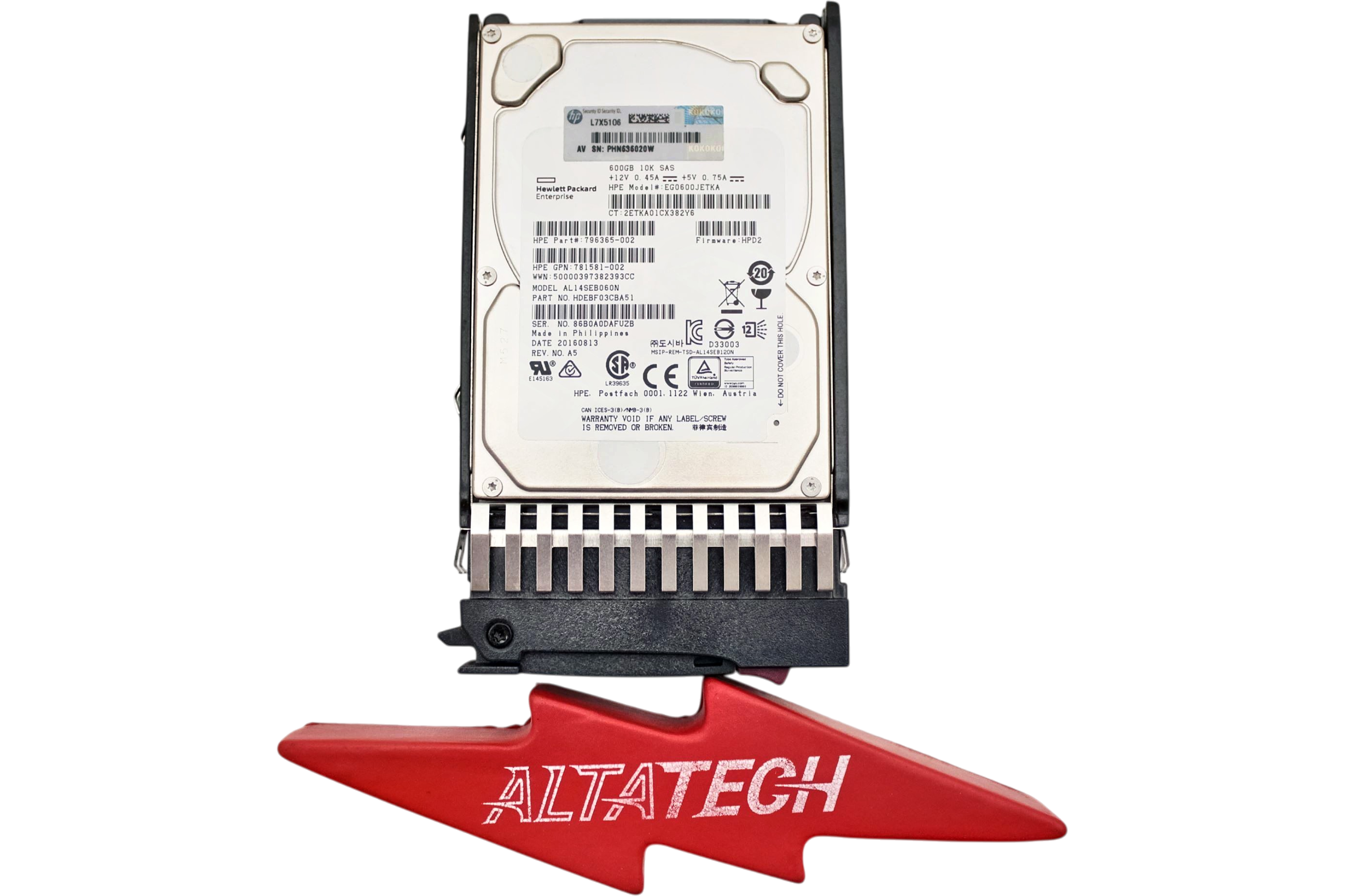 HP 787646-001 MSA 600GB 12G 10K SFF SAS HDD
