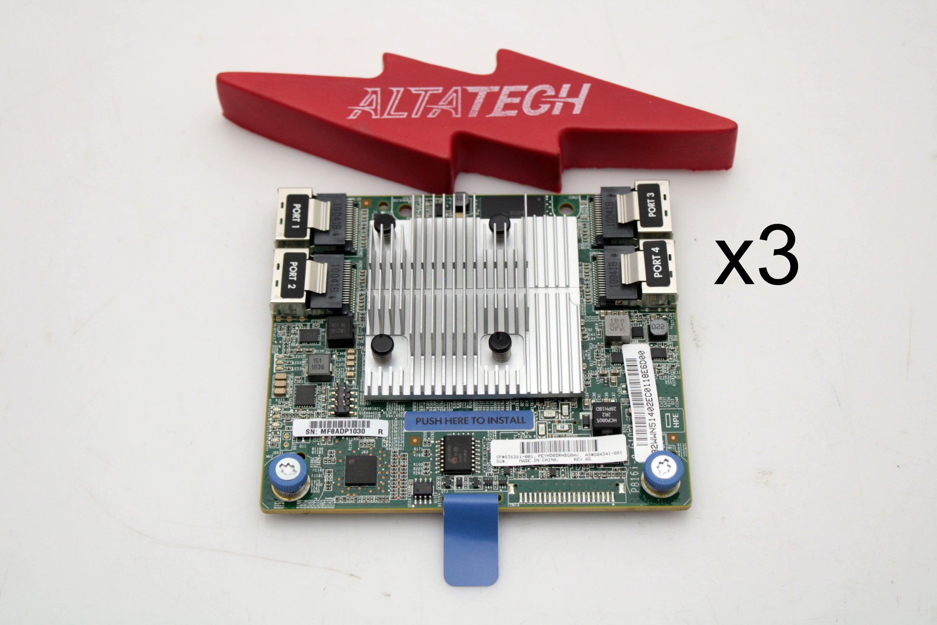 HP 804341-001_x3 SMART ARRAY P816I-A SR 12G SAS CNTR (LOT OF 3)