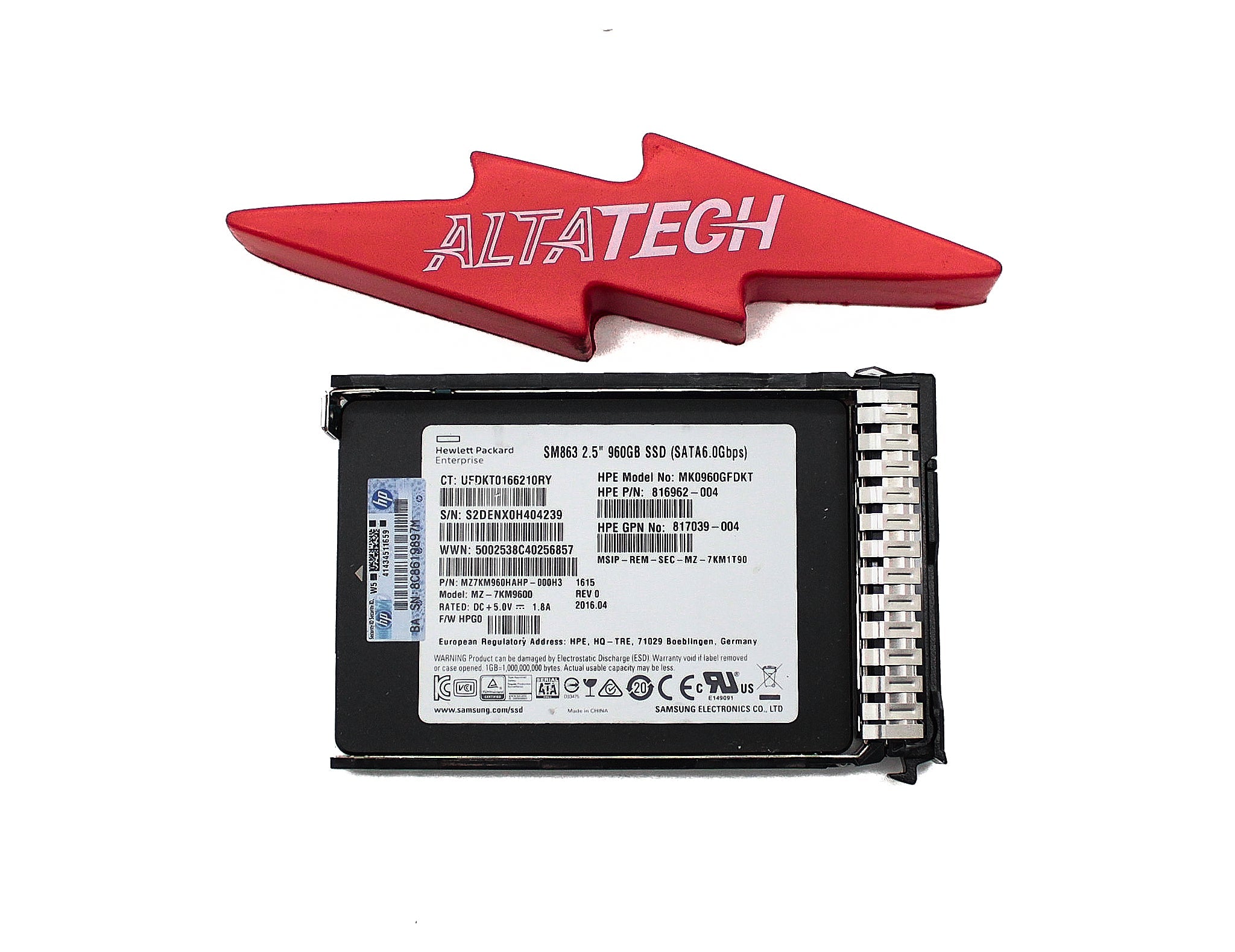 HP 817111-001 960GB SATA 6G MIXED USE SFF (2.5IN) SC SSD