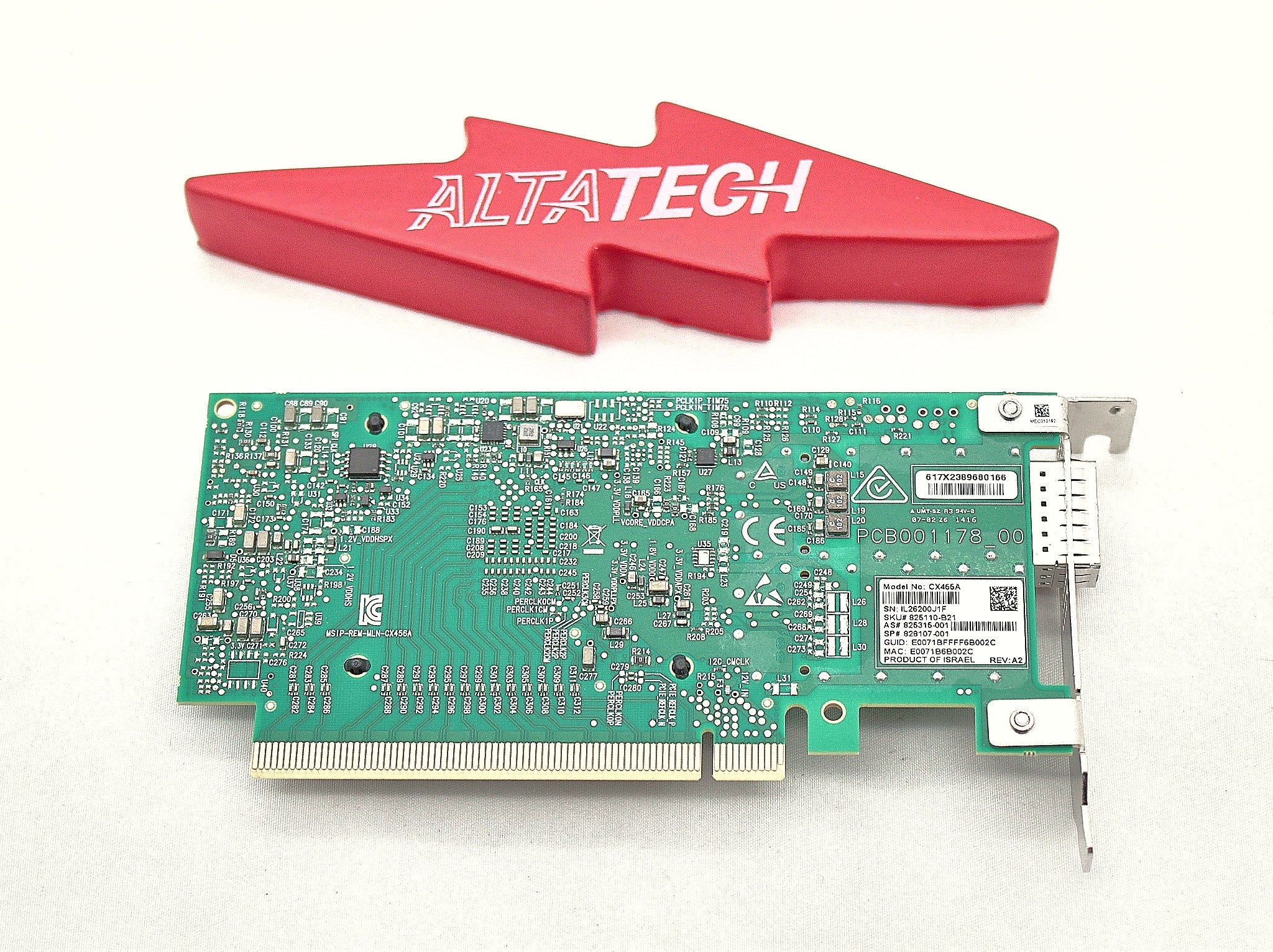 HP 825110-B21 HP MELLANOX CX455A 100GB 1 PORT QSFP PCI-E FULL HEIGHT L