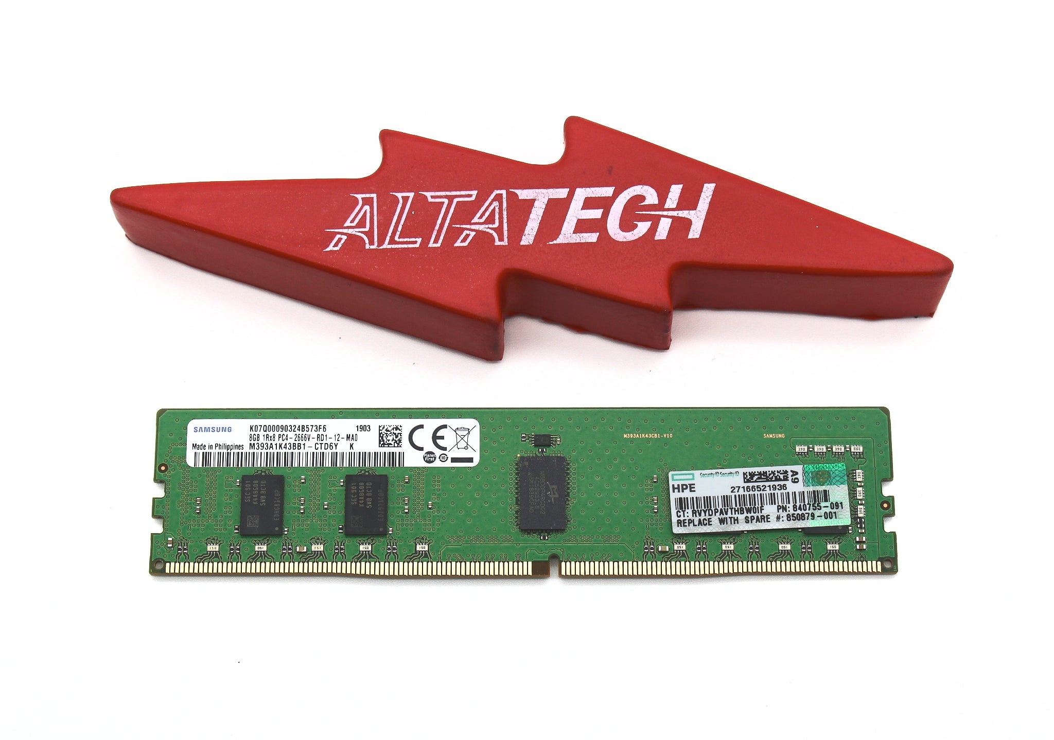 HP 840755-091 8GB PC4-21300V DDR4-2666 1RX8 ECC