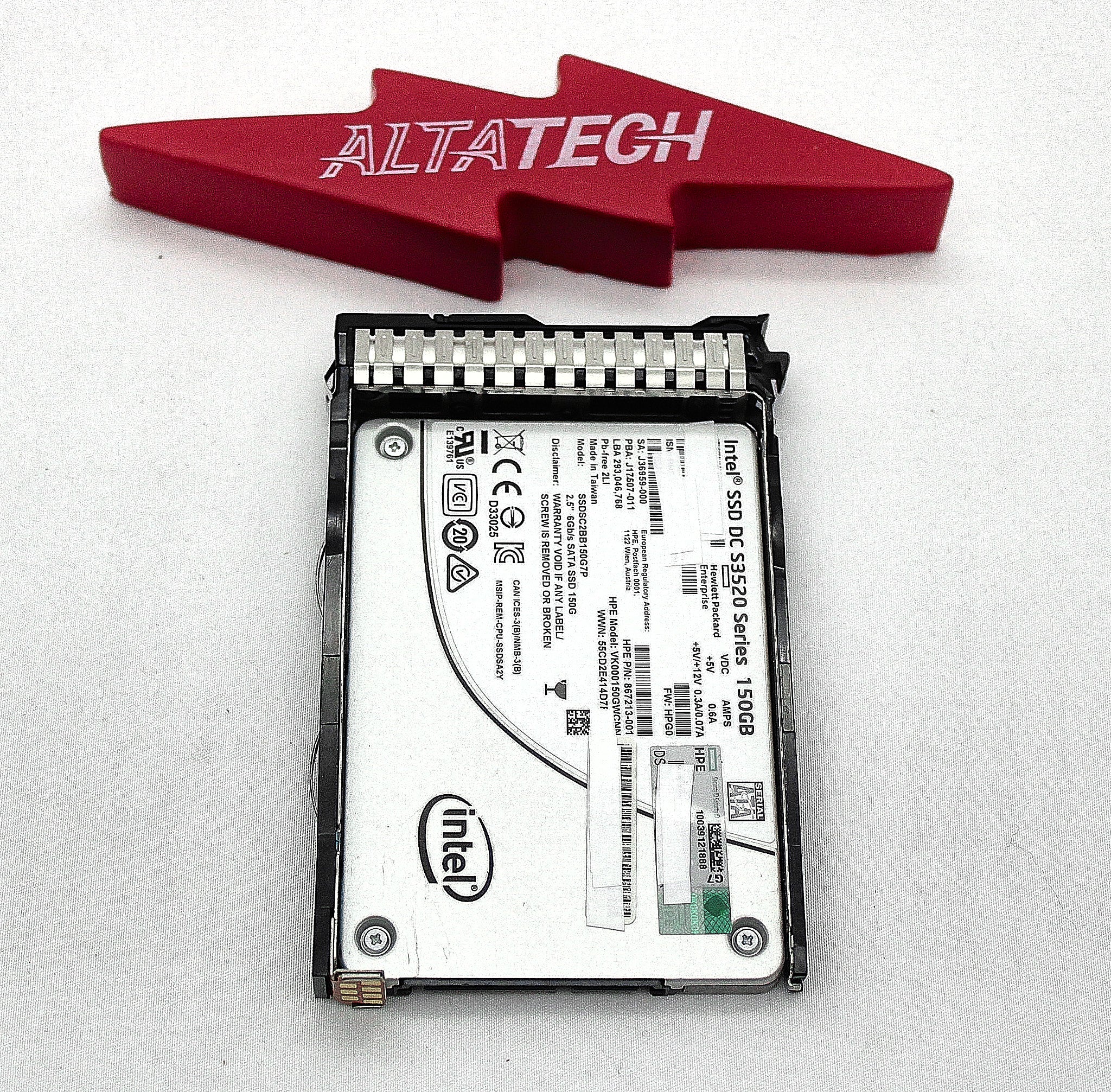 HP 869575-001 150GB 6G SFF RI SC DS SATA SSD HDD