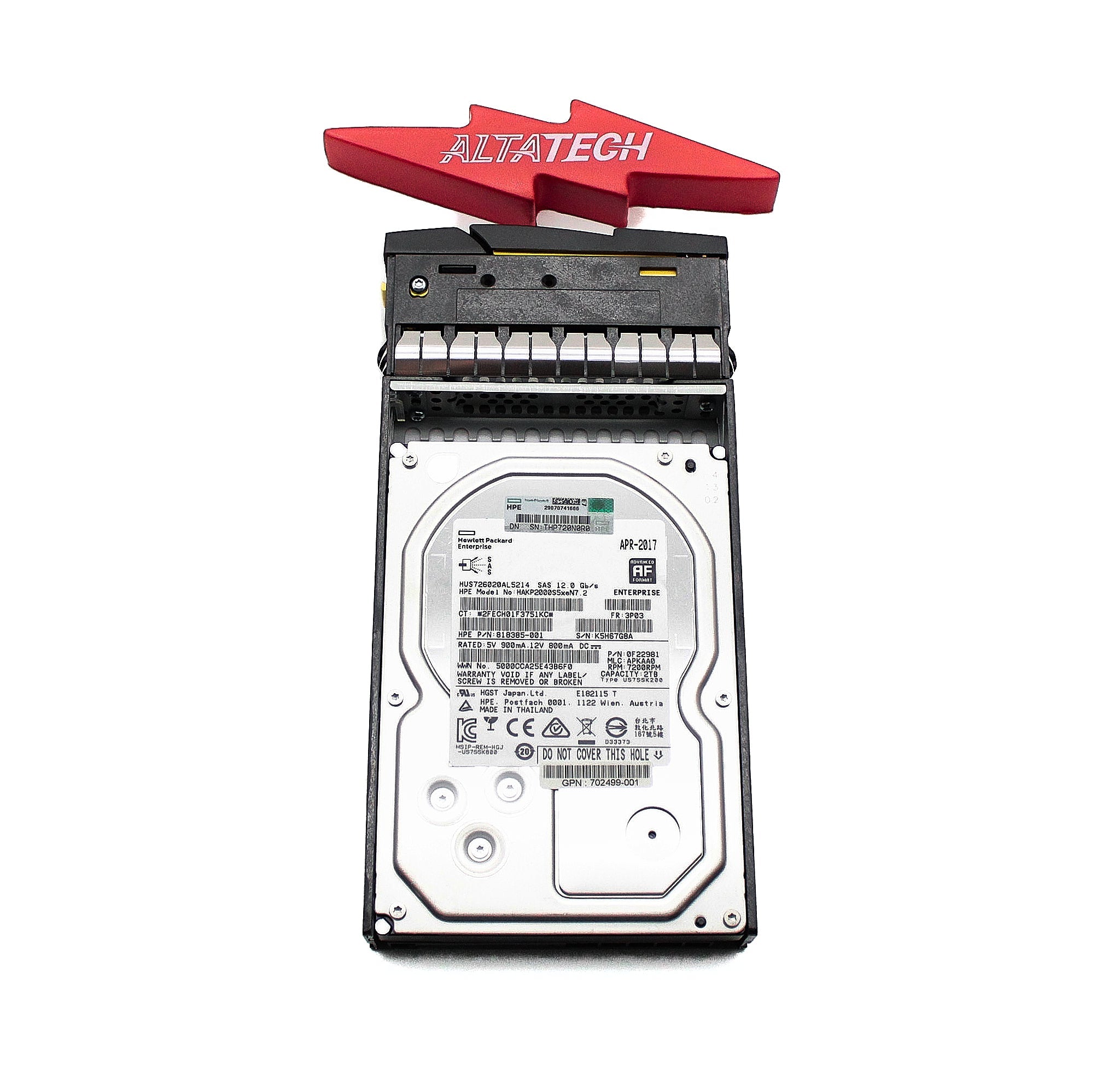 HP 871644-001 2Tb 7.2K 6G 3.5" SAS HDD
