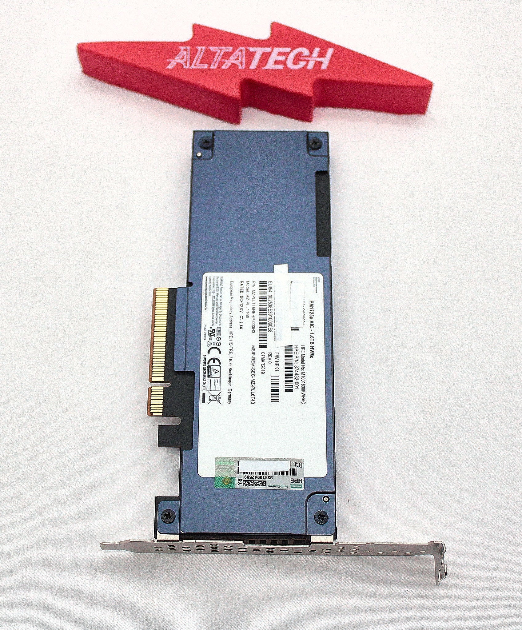 HP 874432-001 1.6TB NVME X8 MU HH DS SSD
