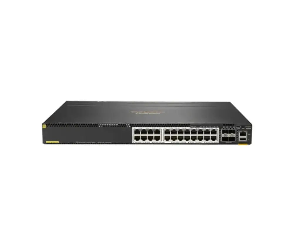 HPE Aruba CX 6300M 24-Port Smart Rate PoE Class 6 Switch w/ 4-Port SFP56 JL660A - New