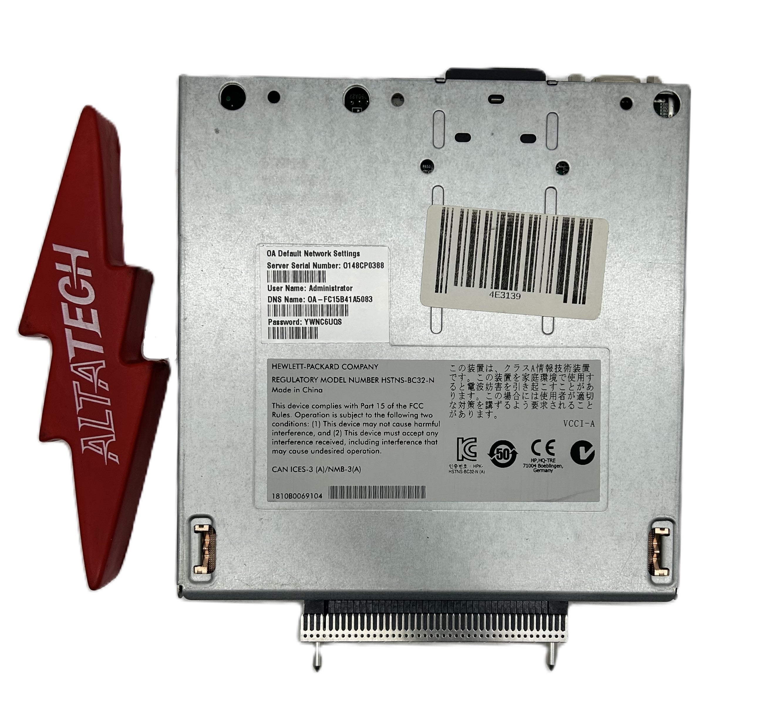 HP HSTNS-BC32-N ONBOARD ADMIN WITH KVM OPTION FOR BLC7000