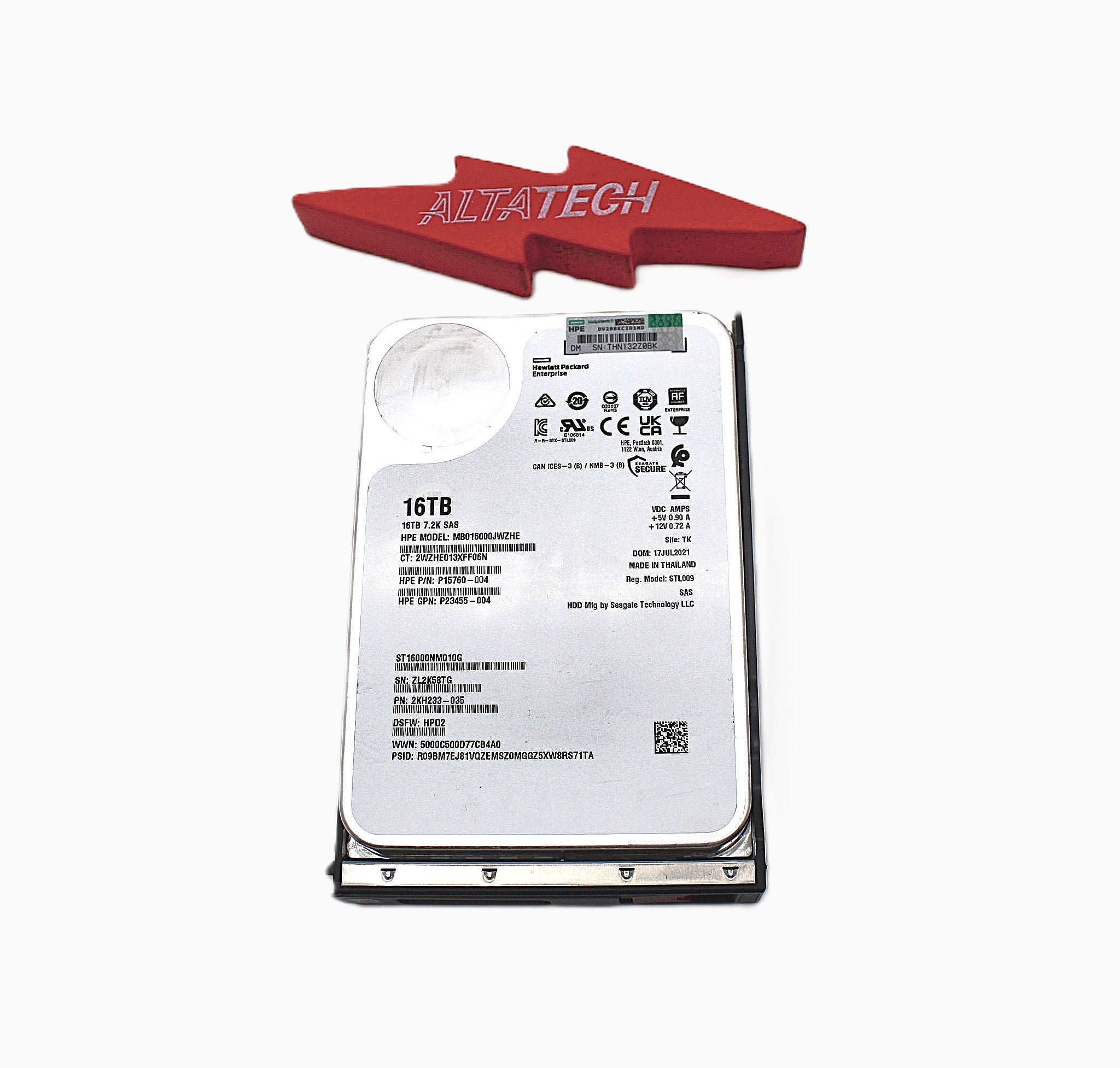 HP P23863-B21 16TB 12G 7.2K LFF SAS BC HELIUM 512E ISE MV HDD