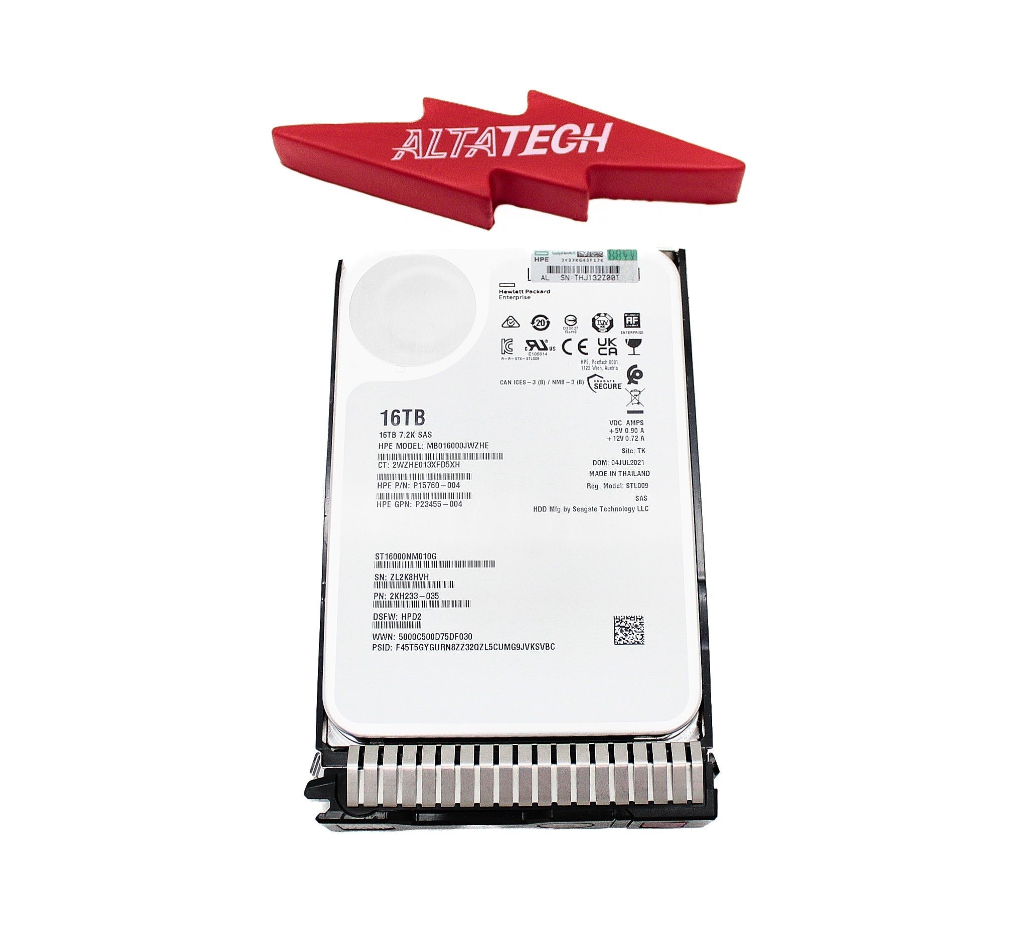 HP P25247-001 16TB SAS 7.2K LFF SC 512E ISE HDD