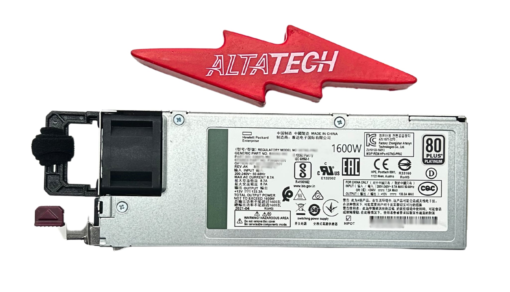 HP P38997-B21 1600W FS Platinum Hot Plug LH Power Supply